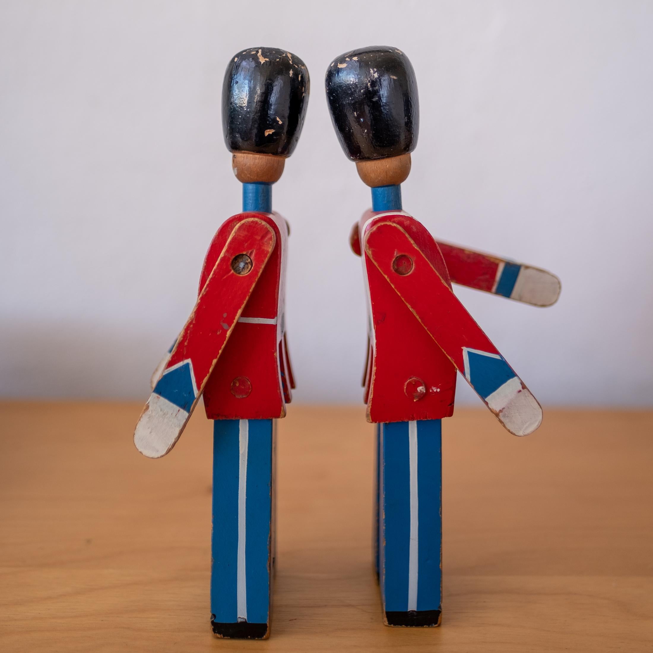 Danish Wooden Toy Soldiers by Kay Bojesen