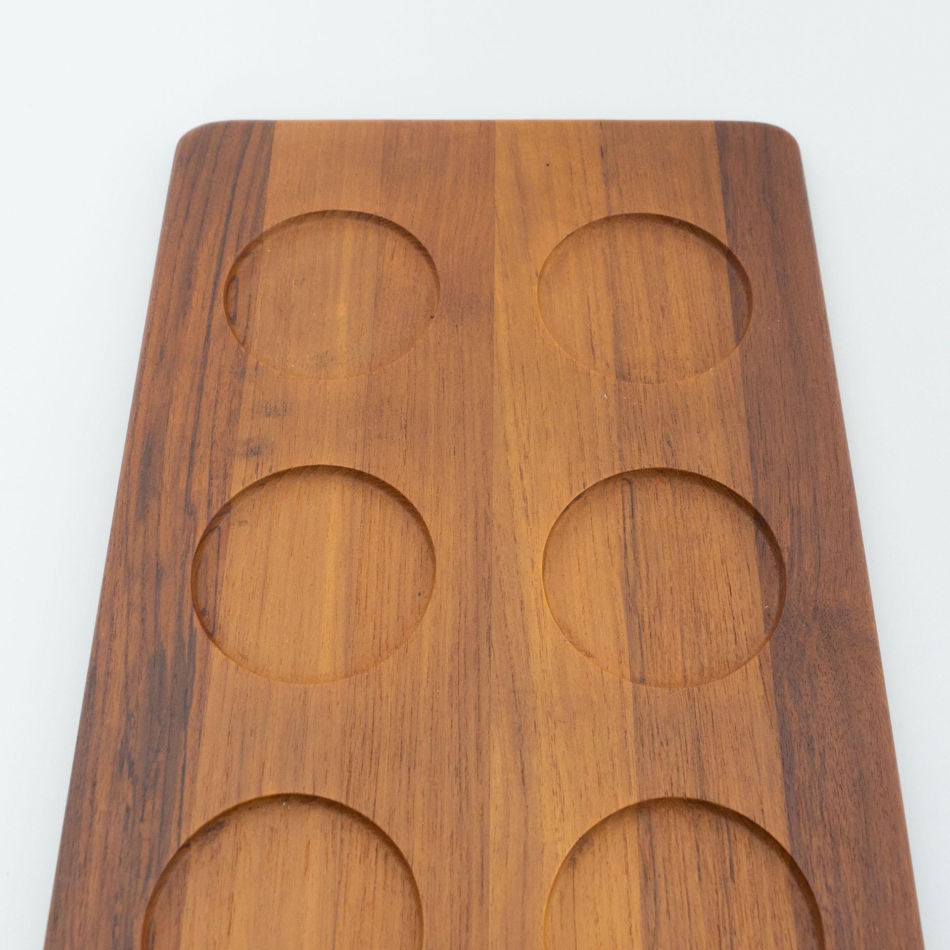 Wooden Tray for Glasses by Digmed from 1964 In Good Condition In Barcelona, Barcelona