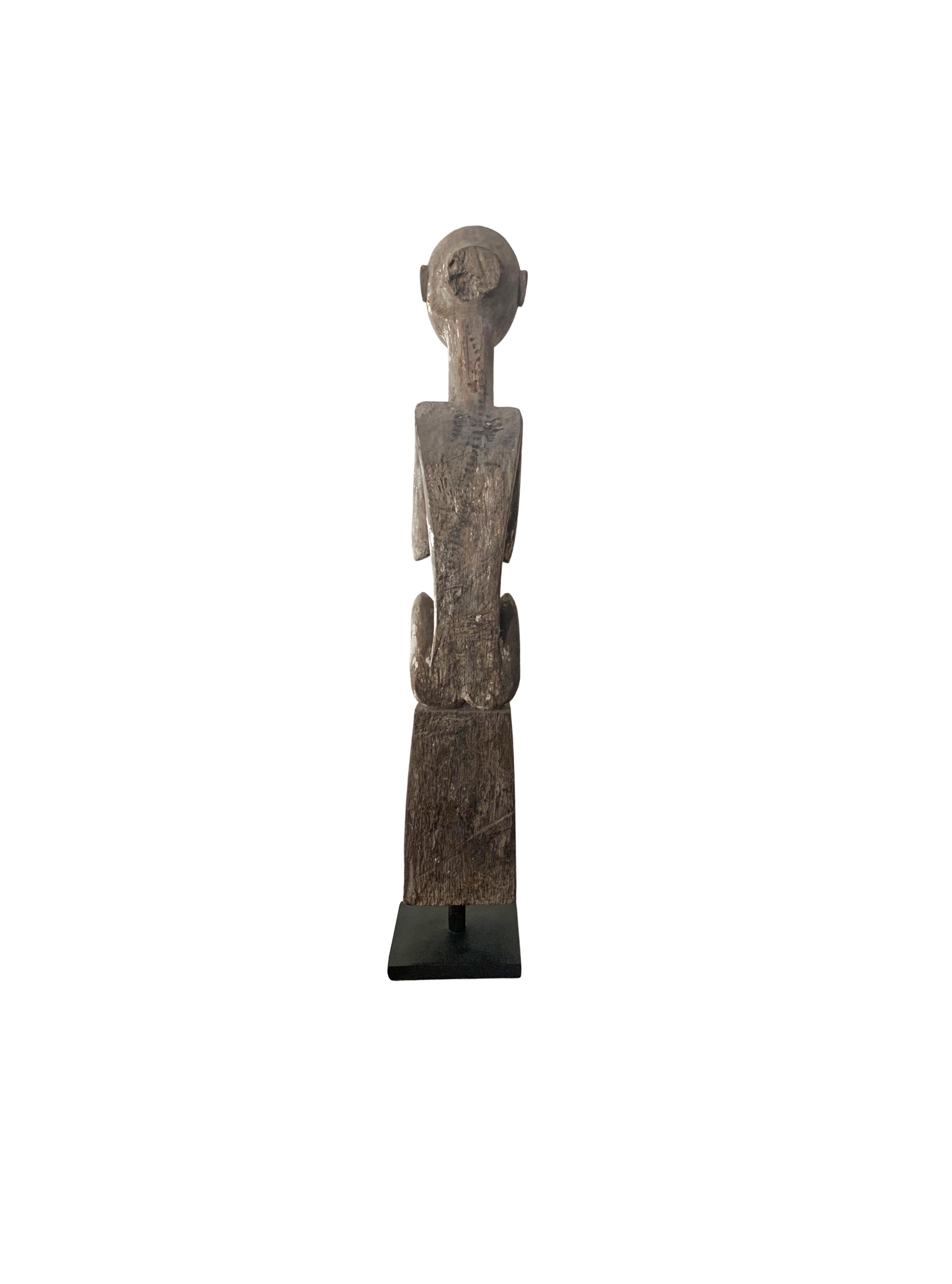 Wooden Tribal Sculpture / Carving of Ancestral Figure, Sumba Island, Indonesia 3