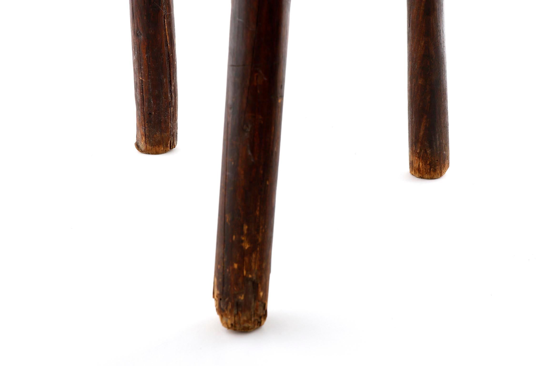 Wooden Tripod Stool 19th Century 3
