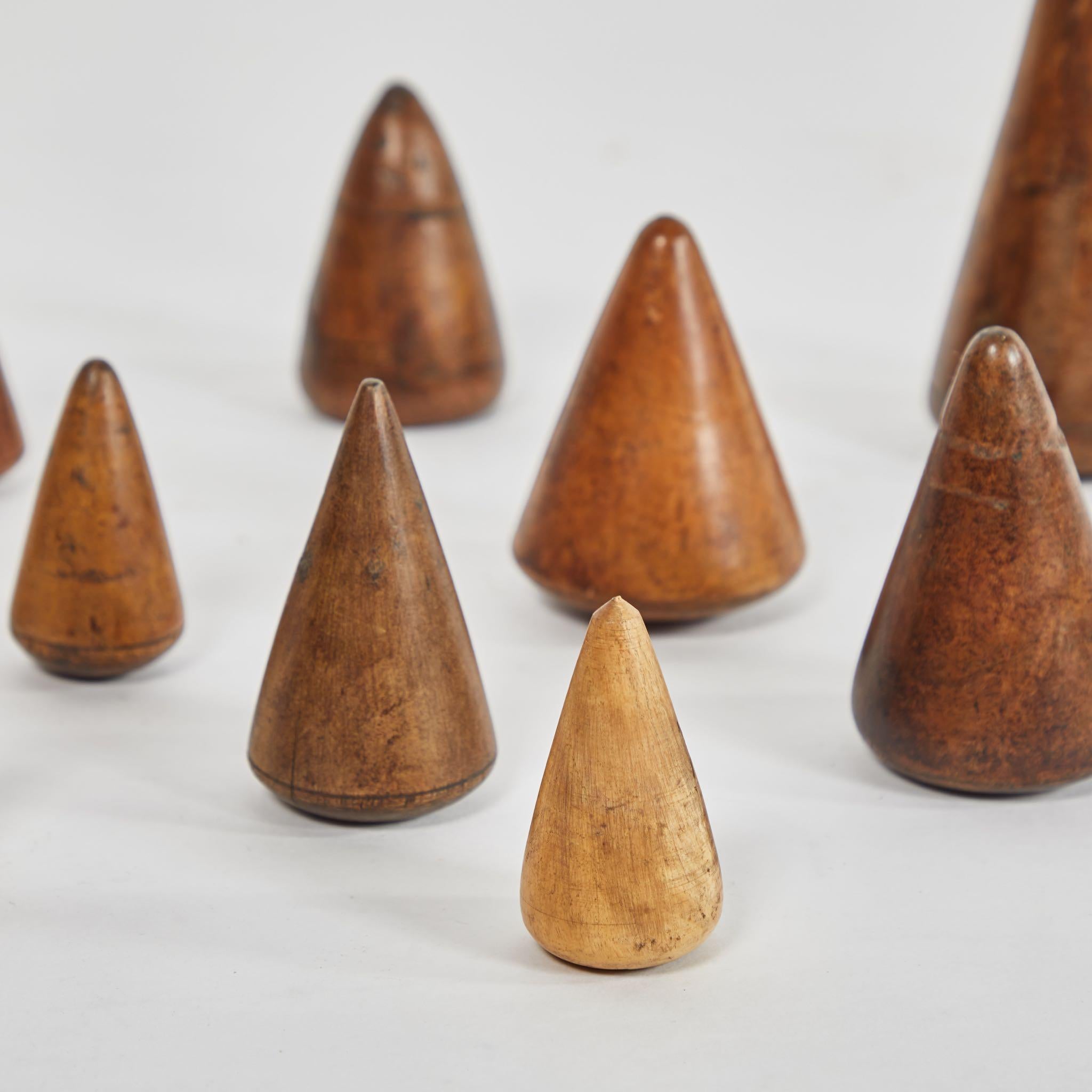 Late Victorian Wooden Turn-Pins