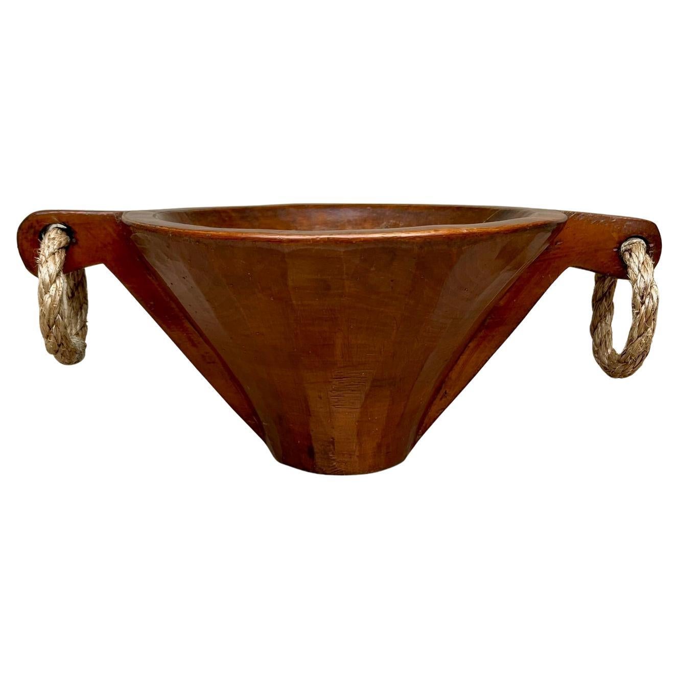Wooden urn or vide poche France circa 1935