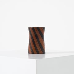 Jarrón de madera de Angelo Mangiarotti para Alpimass