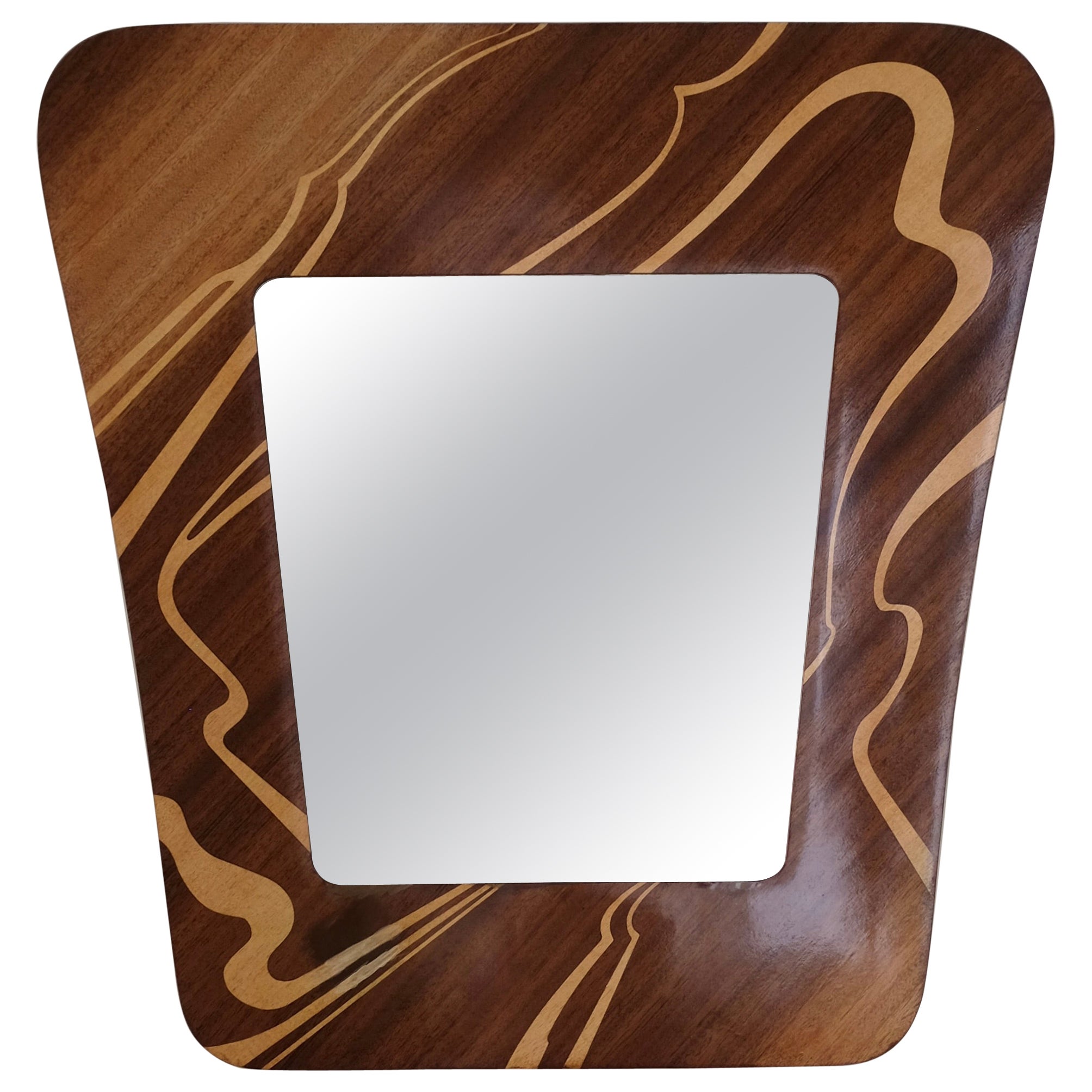 Specchio da parete in legno impiallacciato di Glas 
Trä, Hovmantorp in vendita