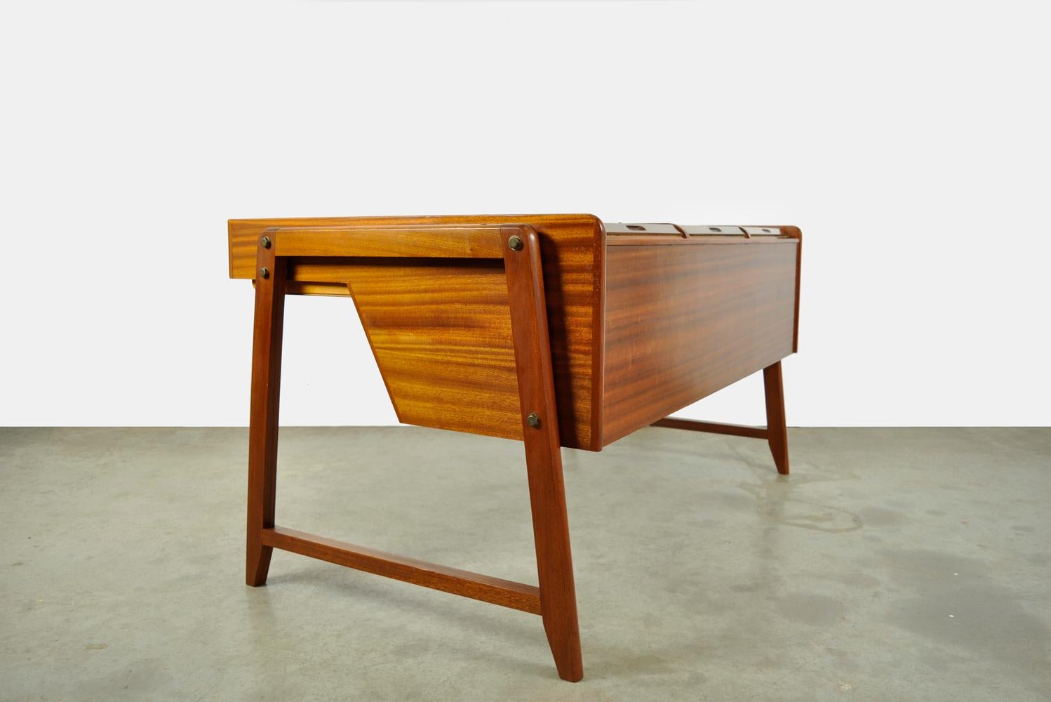 Wooden Vintage Design Desk by Clausen & Maerus for Eden, 1960s 3