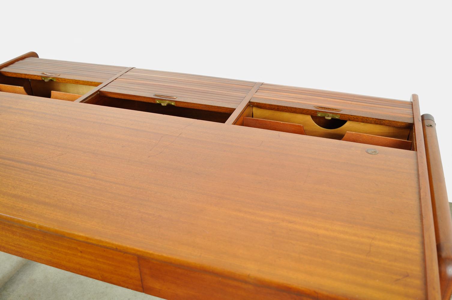Wooden Vintage Design Desk by Clausen & Maerus for Eden, 1960s 6