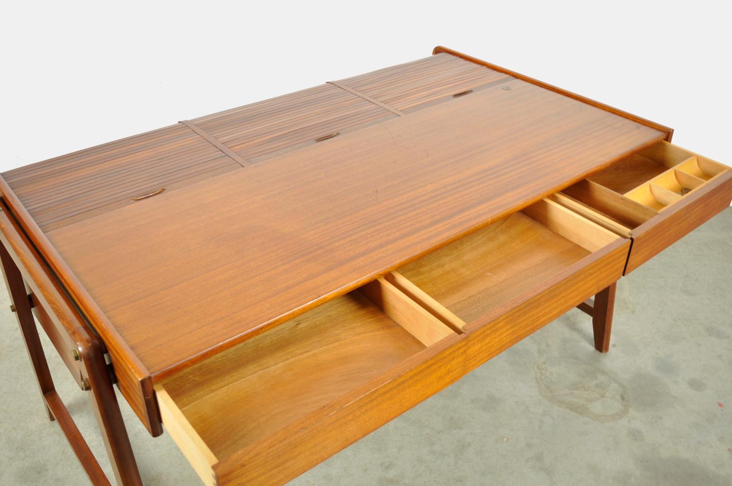 20th Century Wooden Vintage Design Desk by Clausen & Maerus for Eden, 1960s