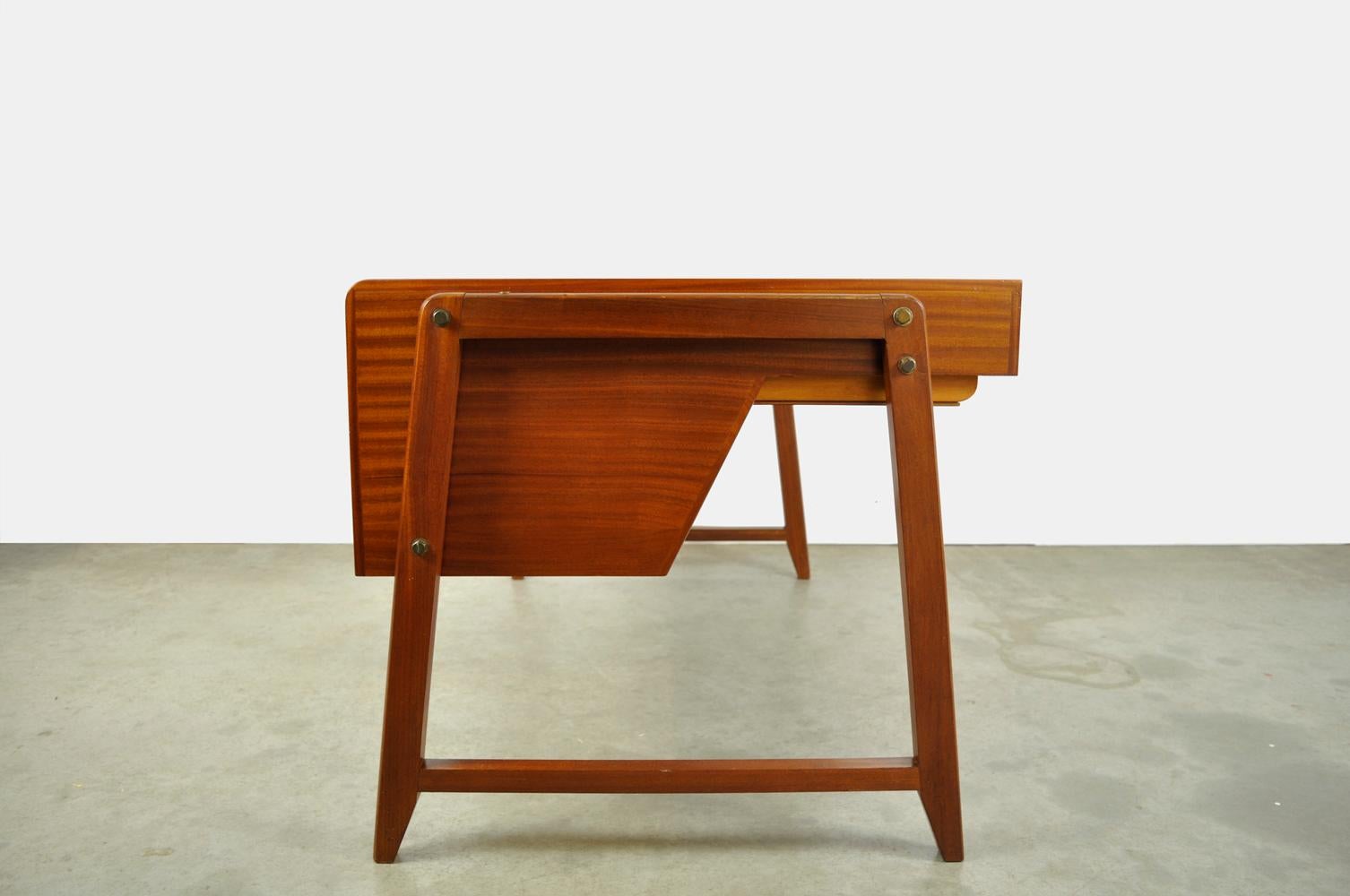 Wooden Vintage Design Desk by Clausen & Maerus for Eden, 1960s 1