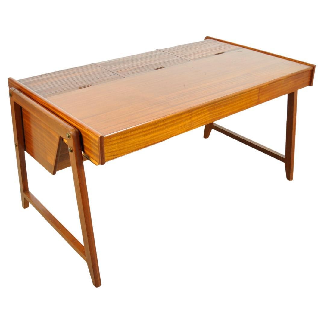 Wooden Vintage Design Desk by Clausen & Maerus for Eden, 1960s