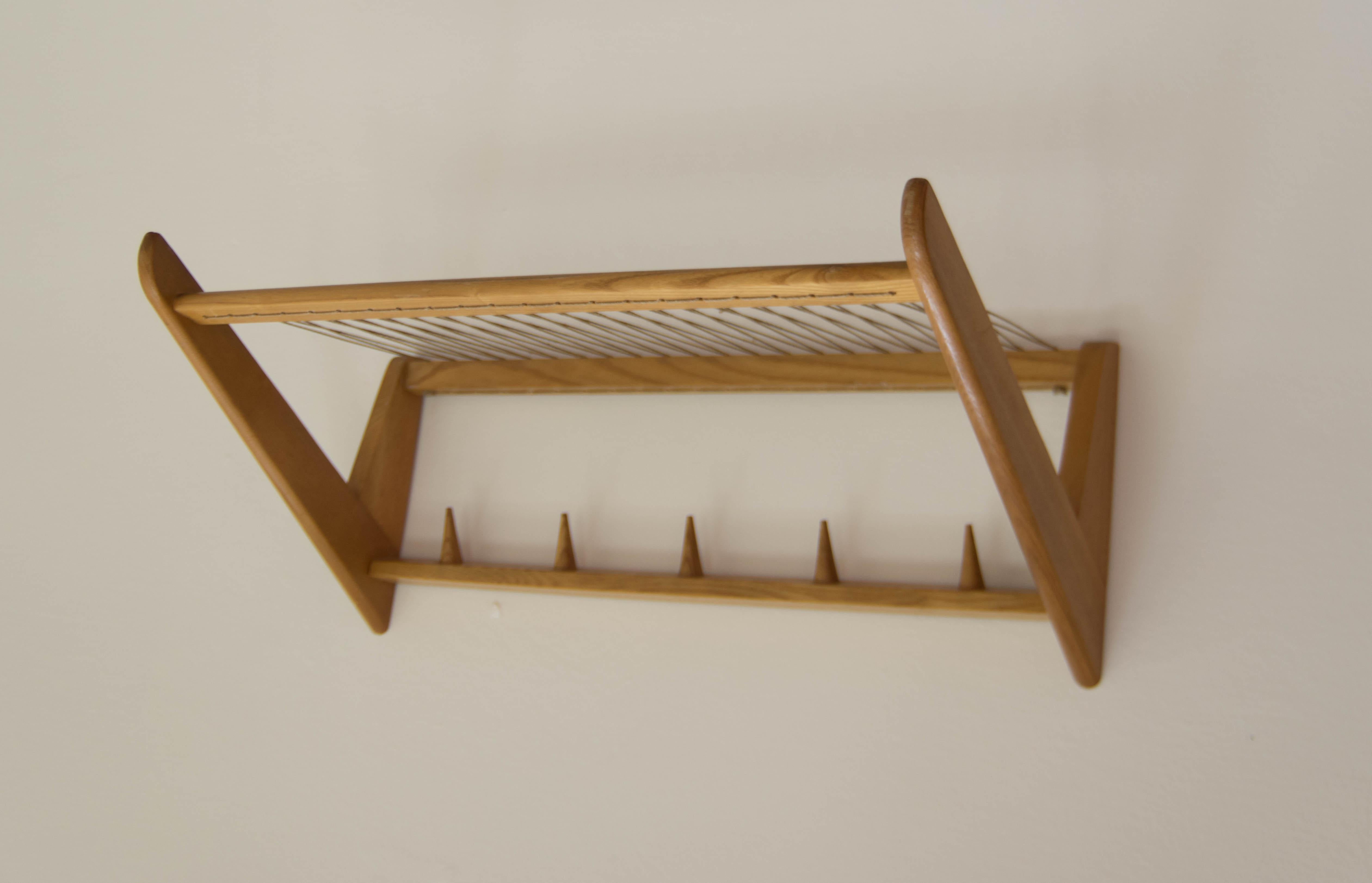 20th Century Wooden Wall Hanger by ULUV, 1970s For Sale