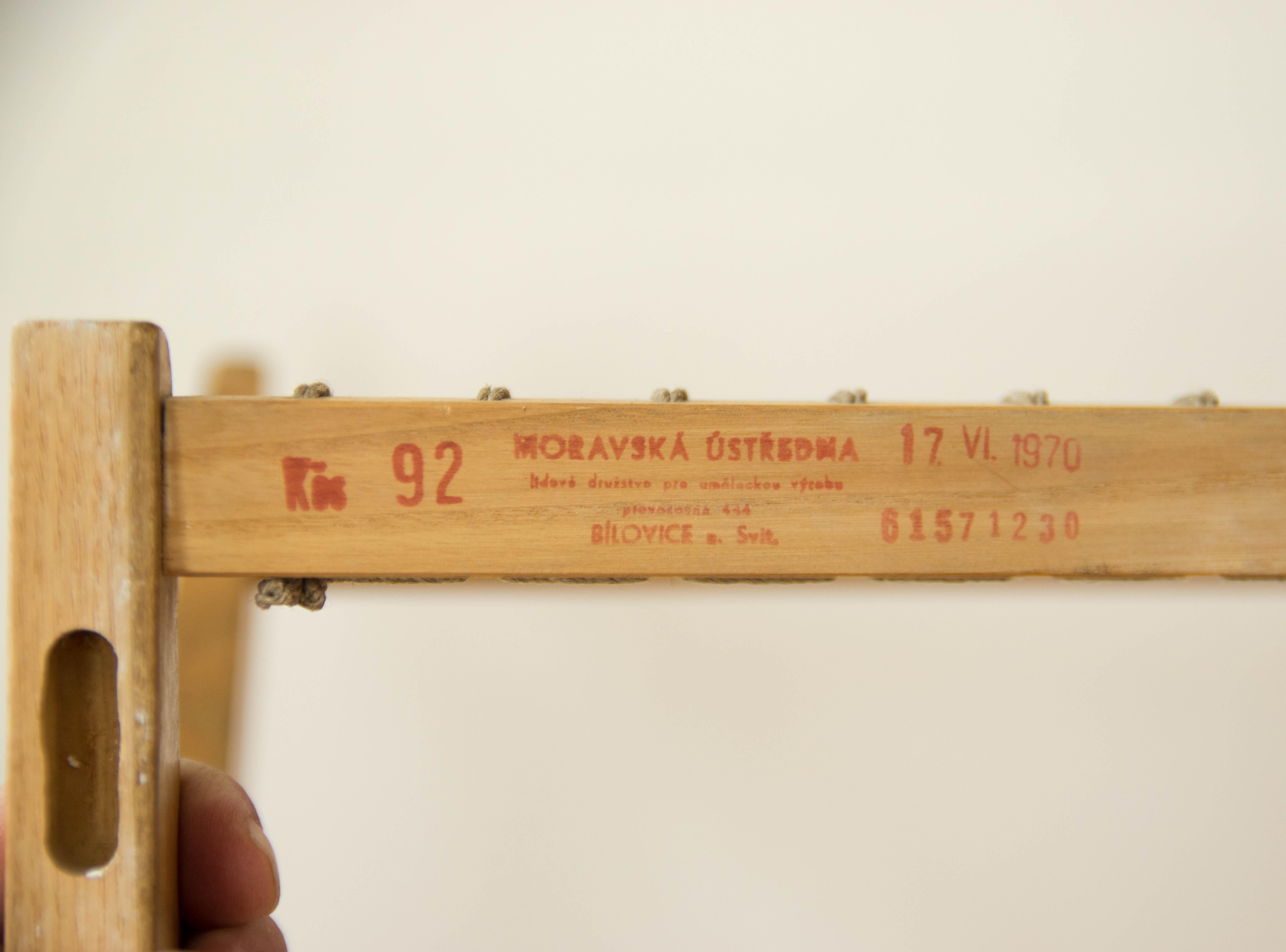Wooden Wall Hanger by ULUV, 1970s For Sale 2