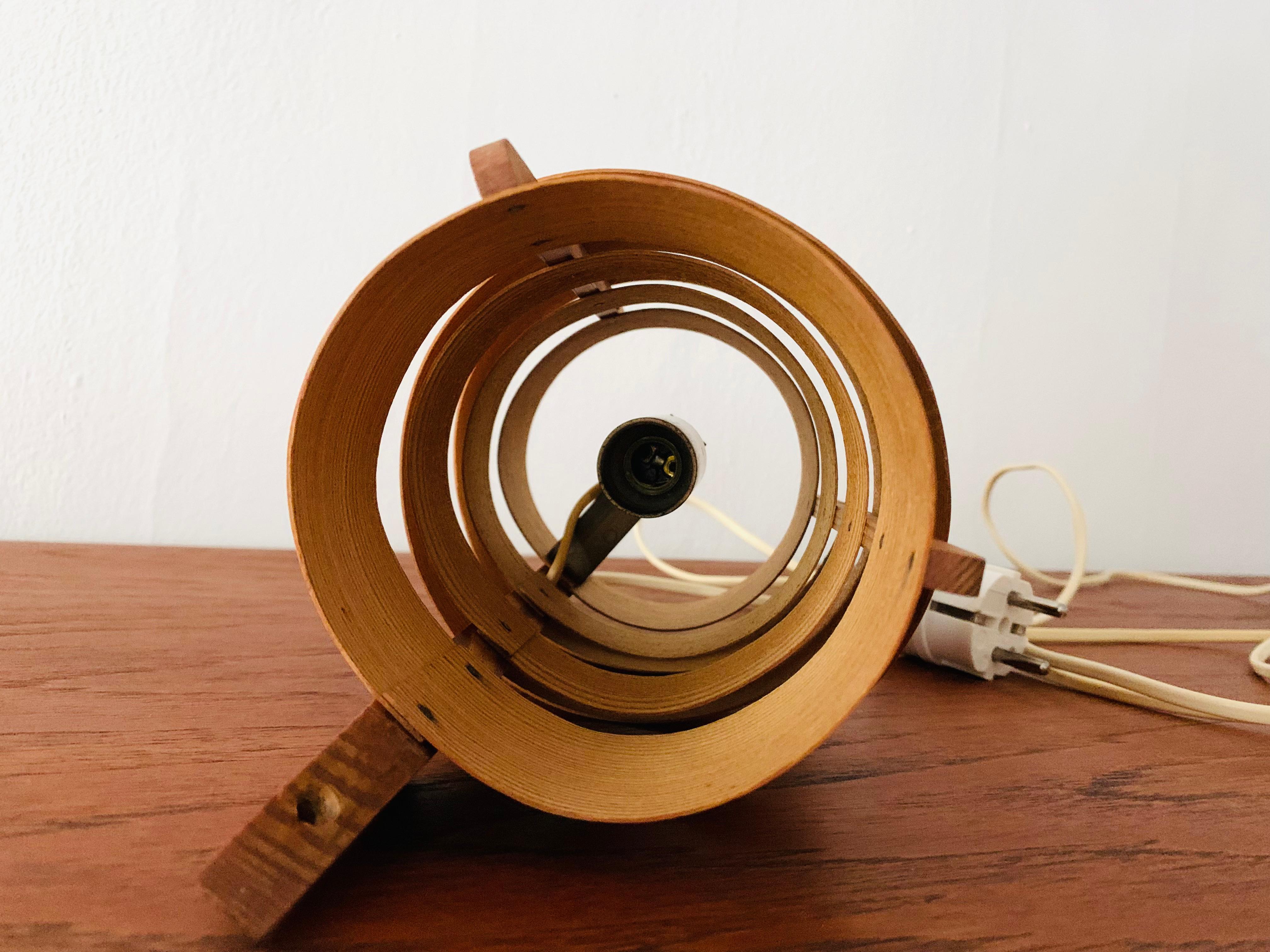 Wooden Wall Lamp by Hans Agne Jakobsson For Sale 4