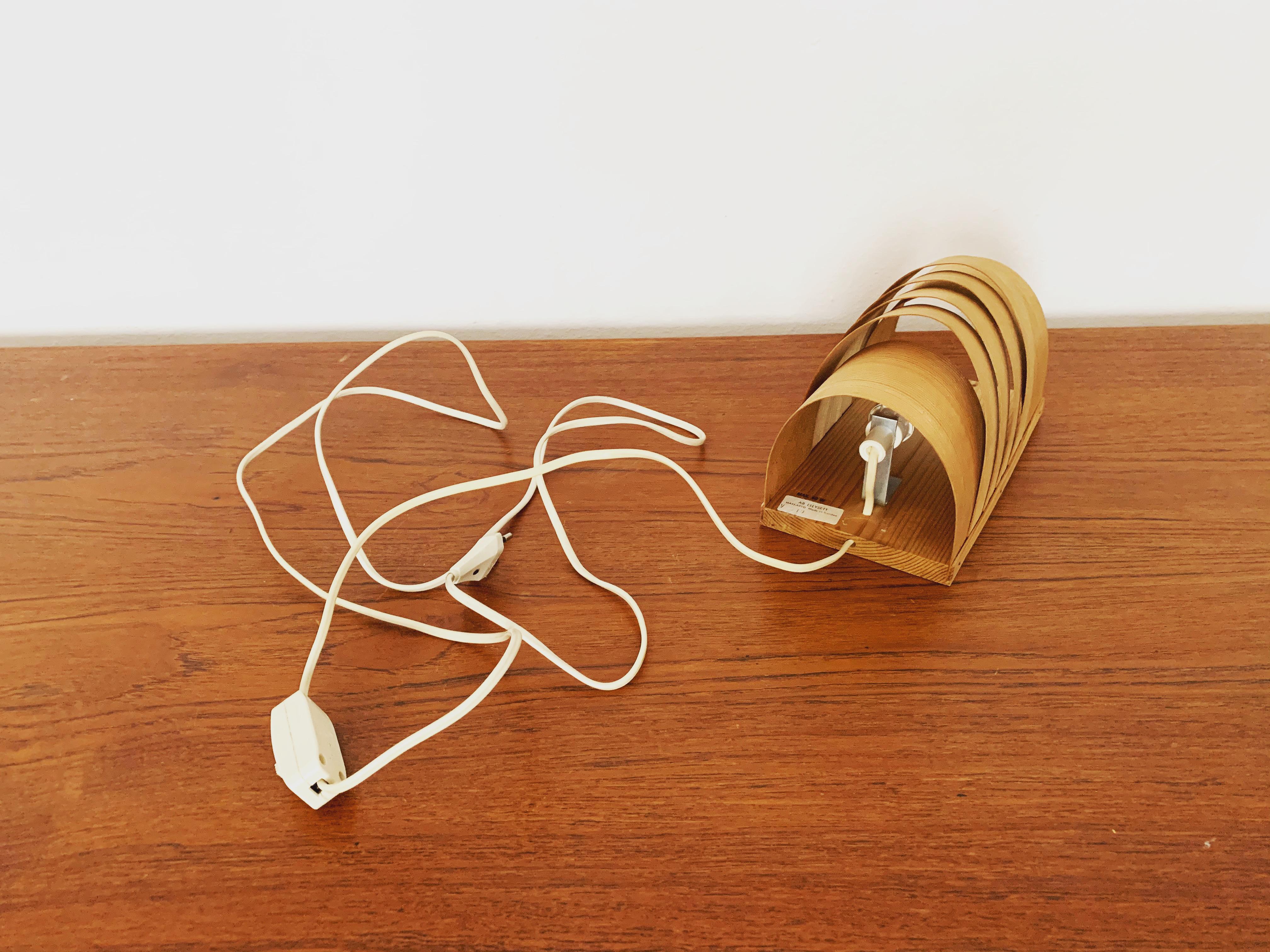 Wooden Wall Lamp by Hans Agne Jakobsson For Sale 4