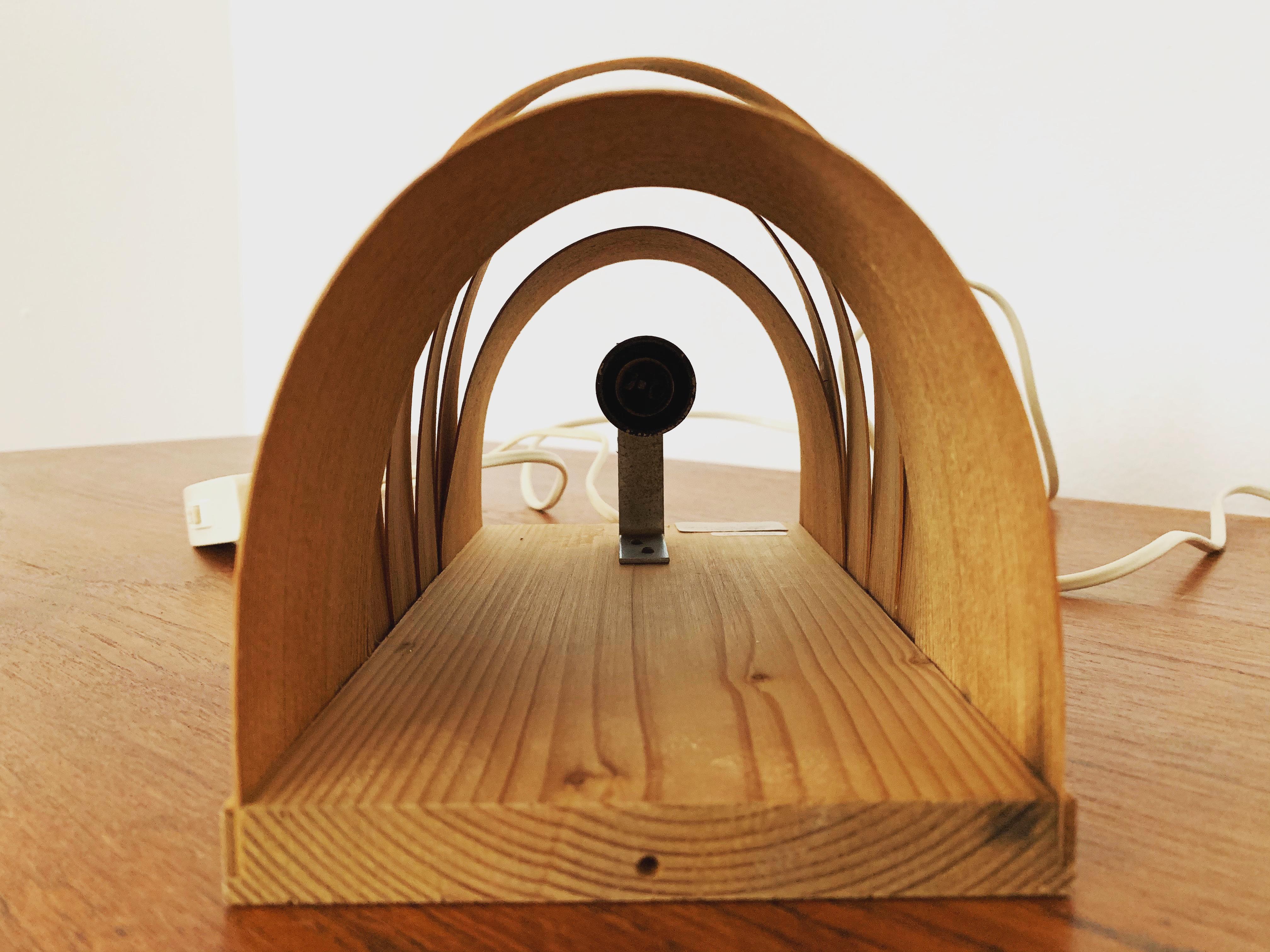 Wooden Wall Lamp by Hans Agne Jakobsson For Sale 5