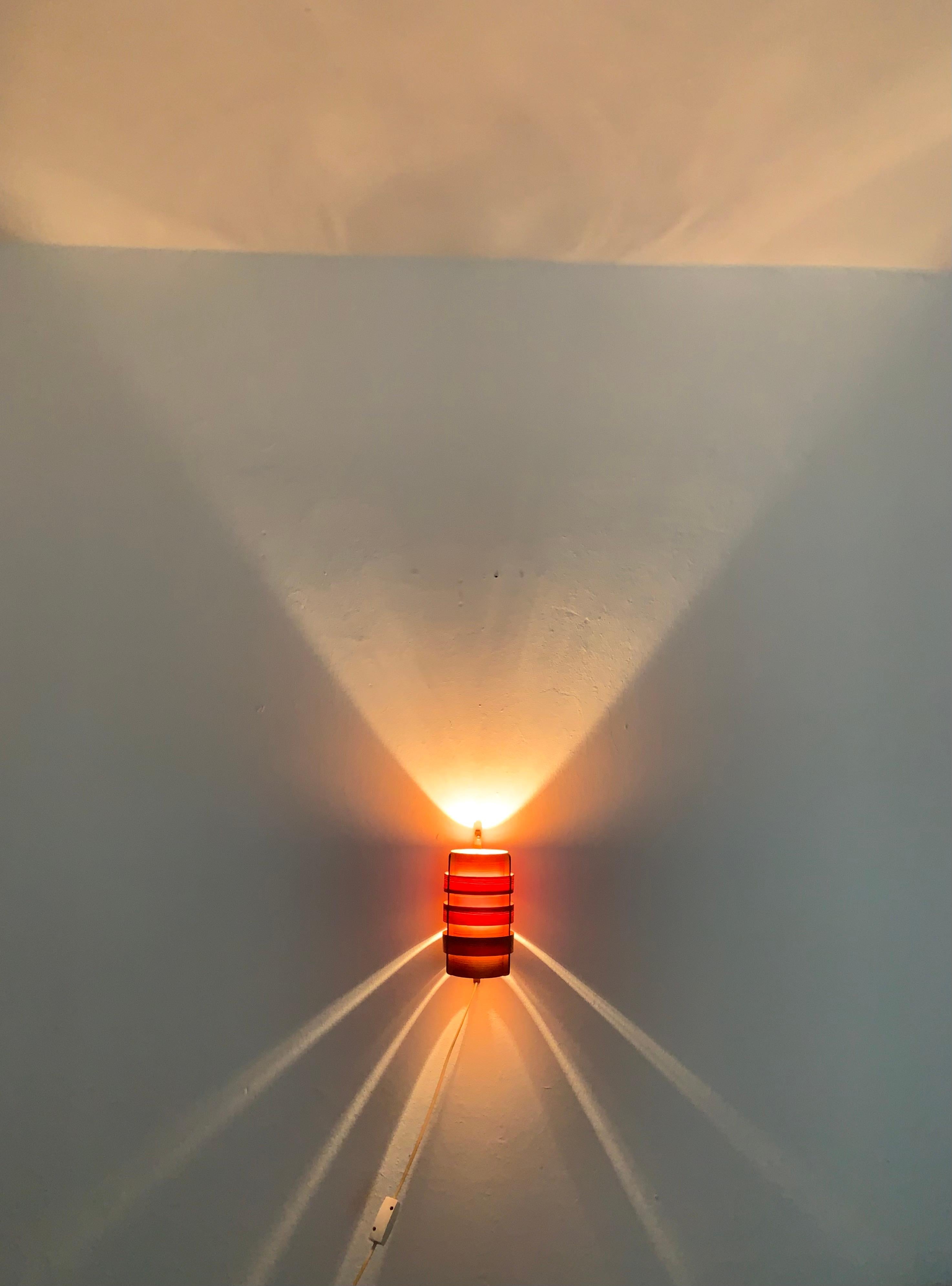 Lámpara de pared de madera de Hans-Agne Jakobsson en venta 1