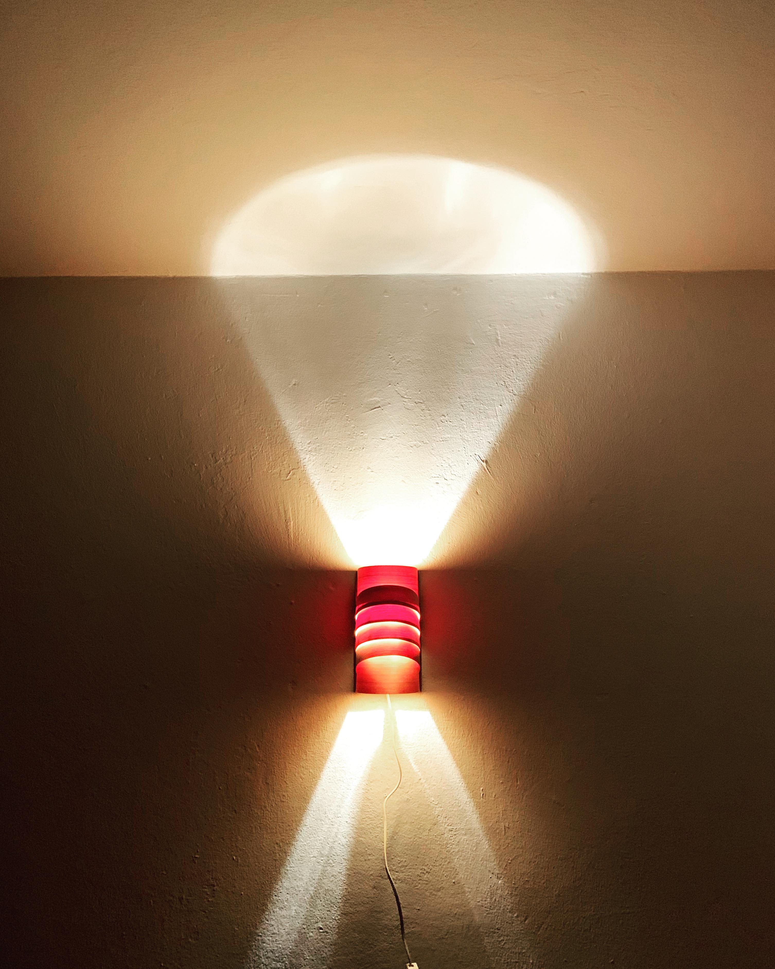 Wooden Wall Lamp by Hans Agne Jakobsson For Sale 2