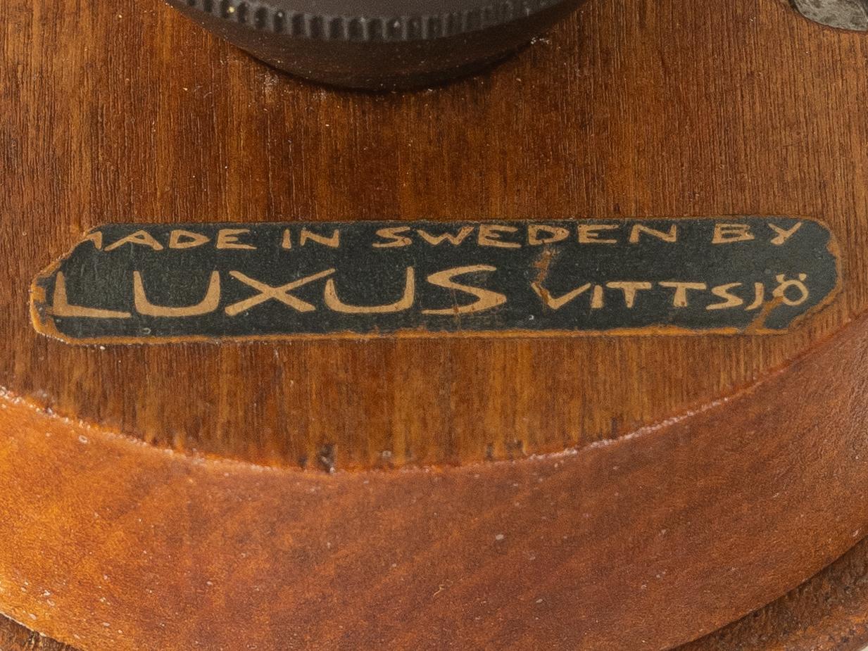 Lampada da parete in legno di Uno & Östen Kristiansson, Luxus in vendita 1