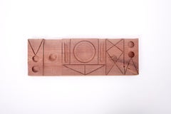 Panel mural de madera de Michael Rozell en Nogal, EE.UU., 2020