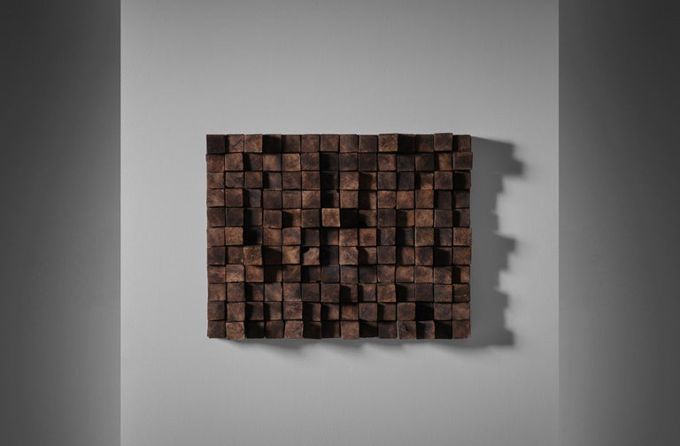 Dutch Wooden Wall Relief by Hedda Willem Buijs, 1960s