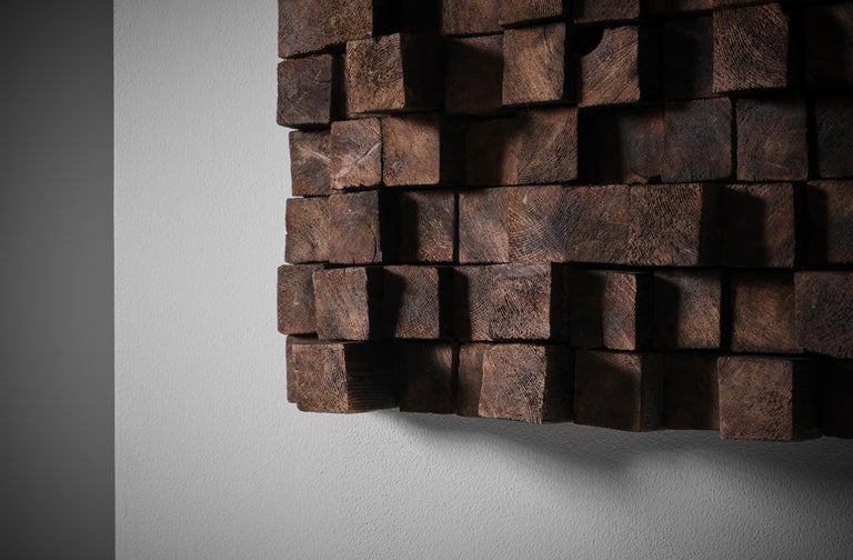 Wooden Wall Relief by Hedda Willem Buijs, 1960s 1