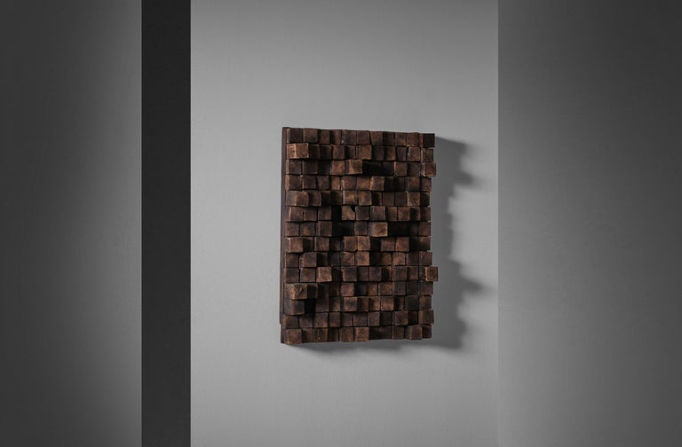 Wooden Wall Relief by Hedda Willem Buijs, 1960s 2