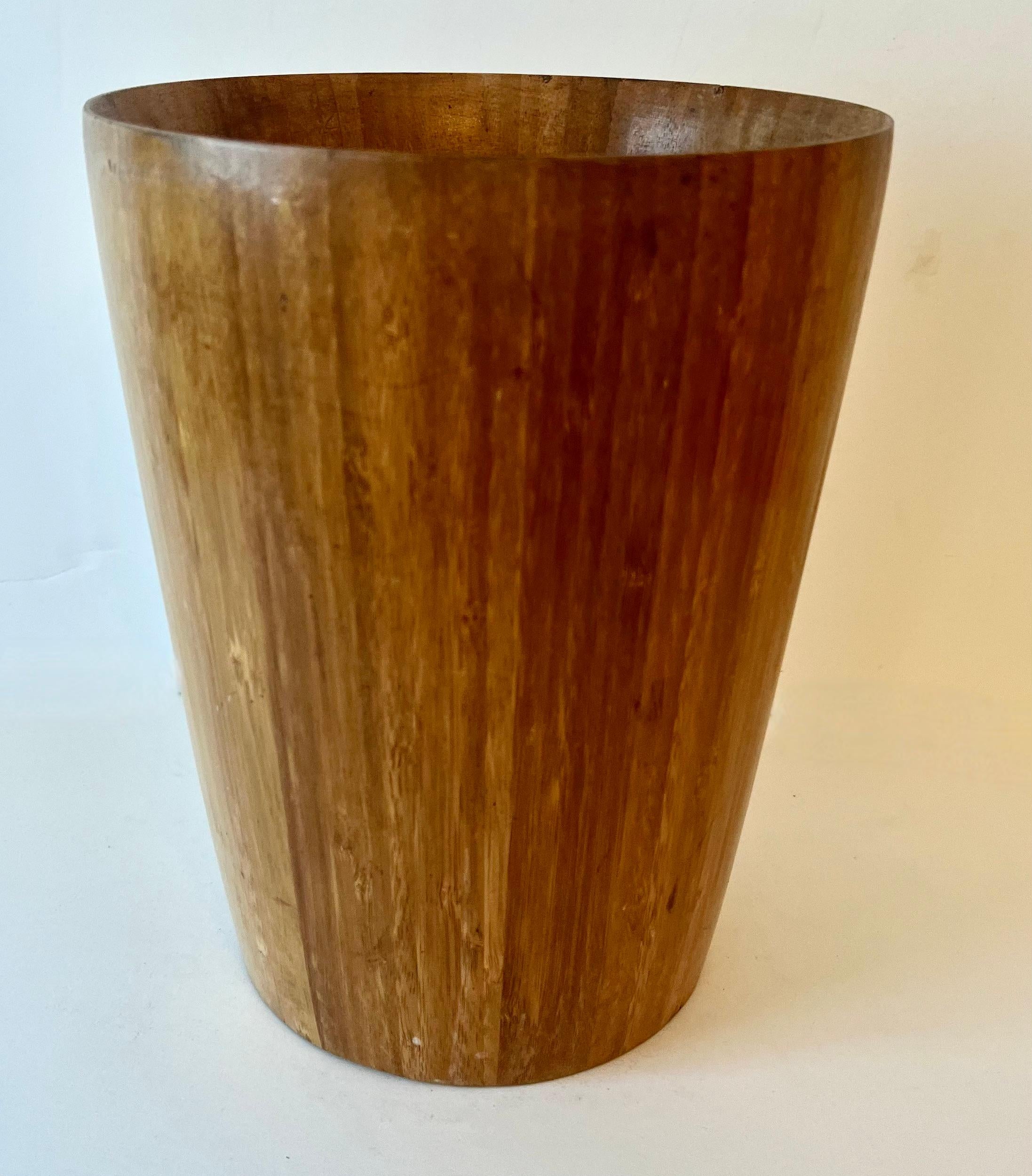 Wooden Waste Can or Bin For Sale 2