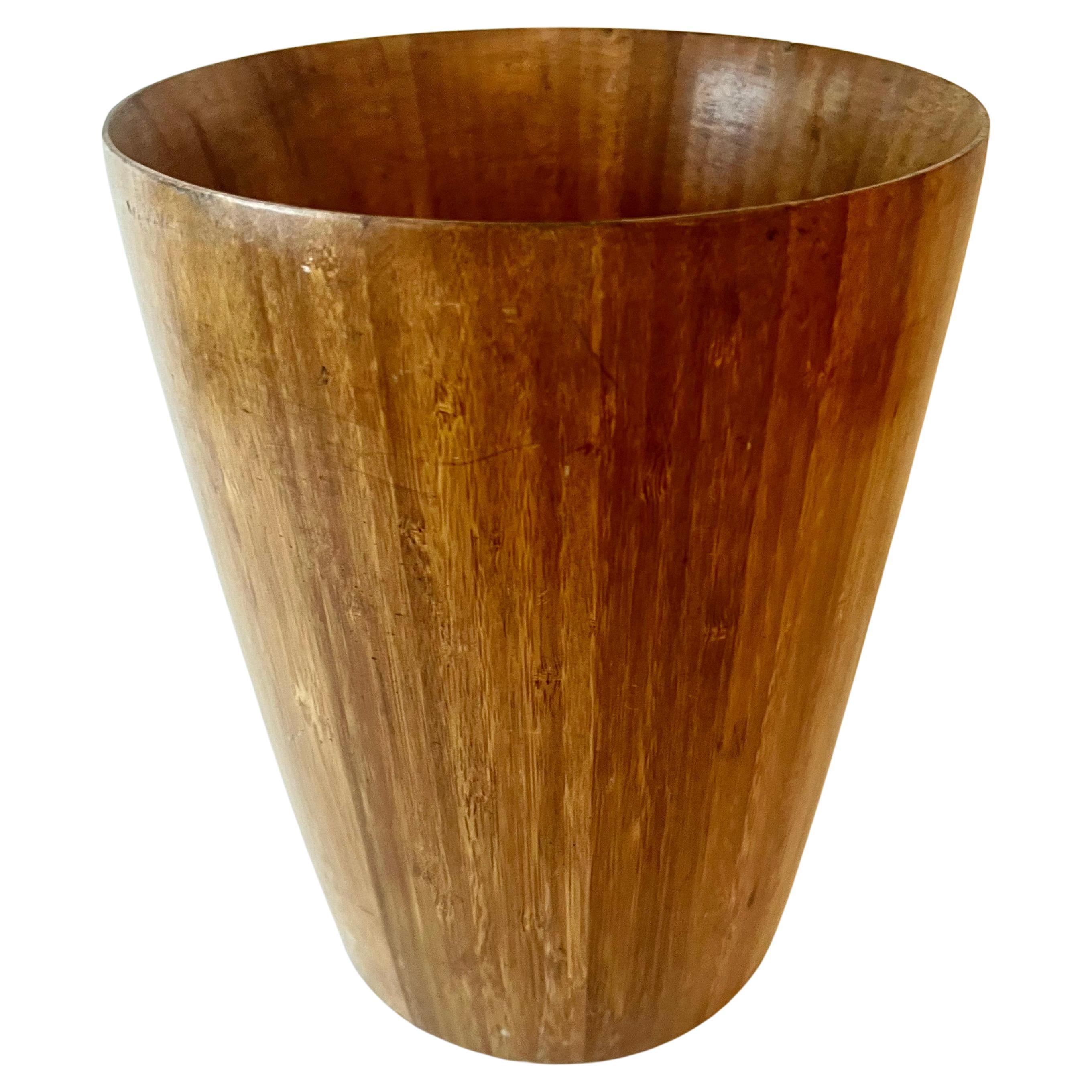 Wooden Waste Can or Bin For Sale