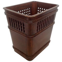 Wooden Waste Paper Basket