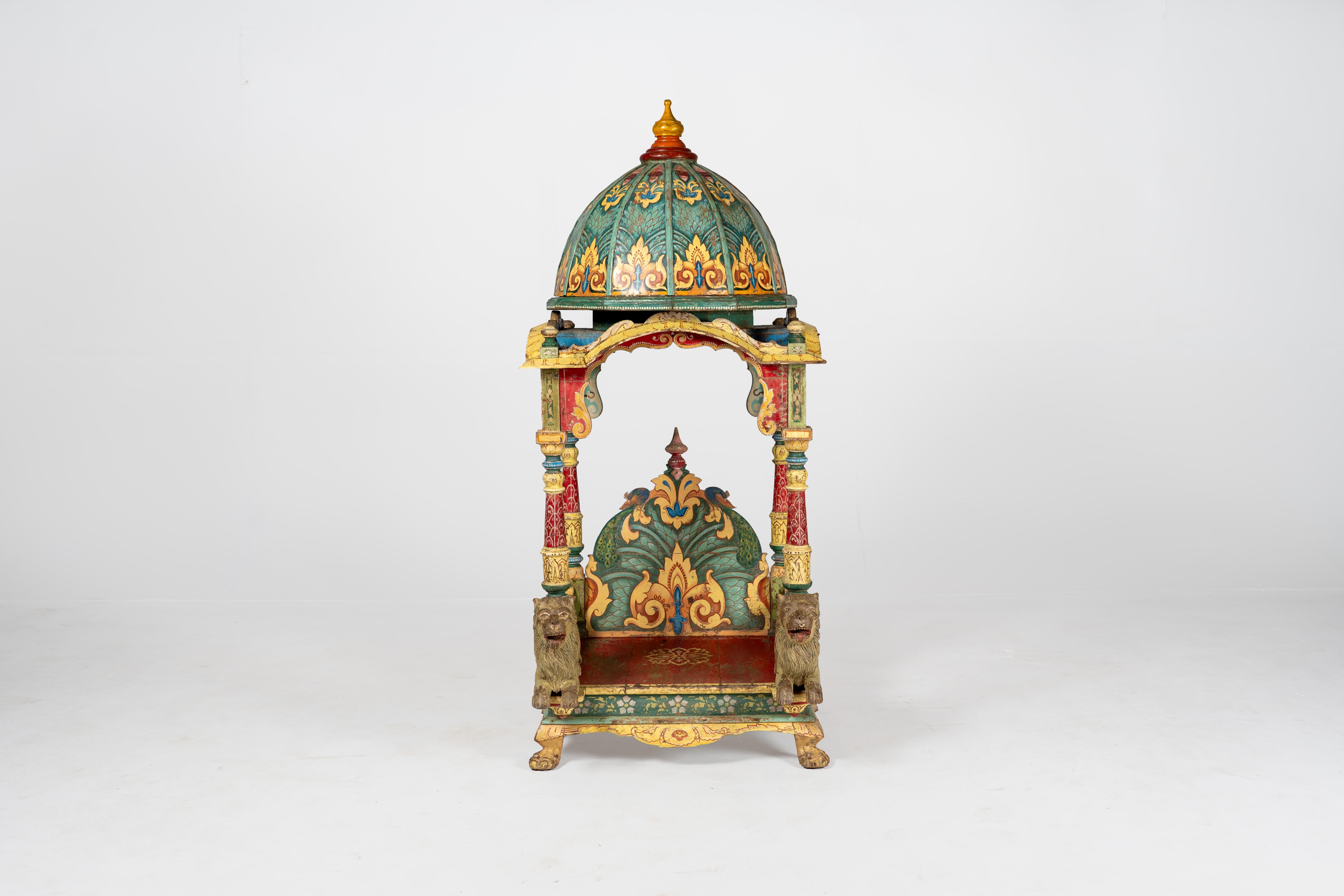 Indian Wooden Wedding Bride Doli Palanquin For Sale