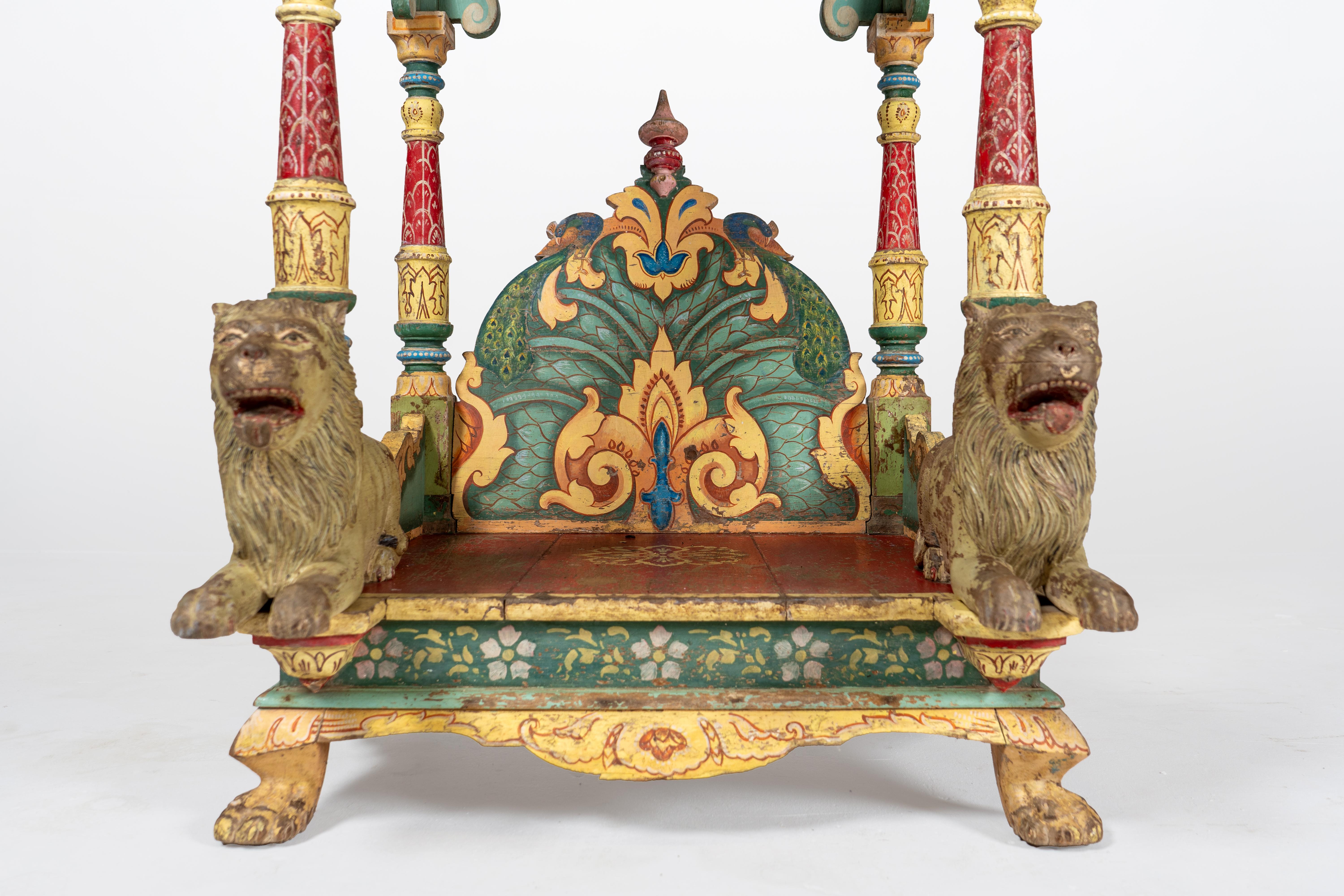 20th Century Wooden Wedding Bride Doli Palanquin For Sale