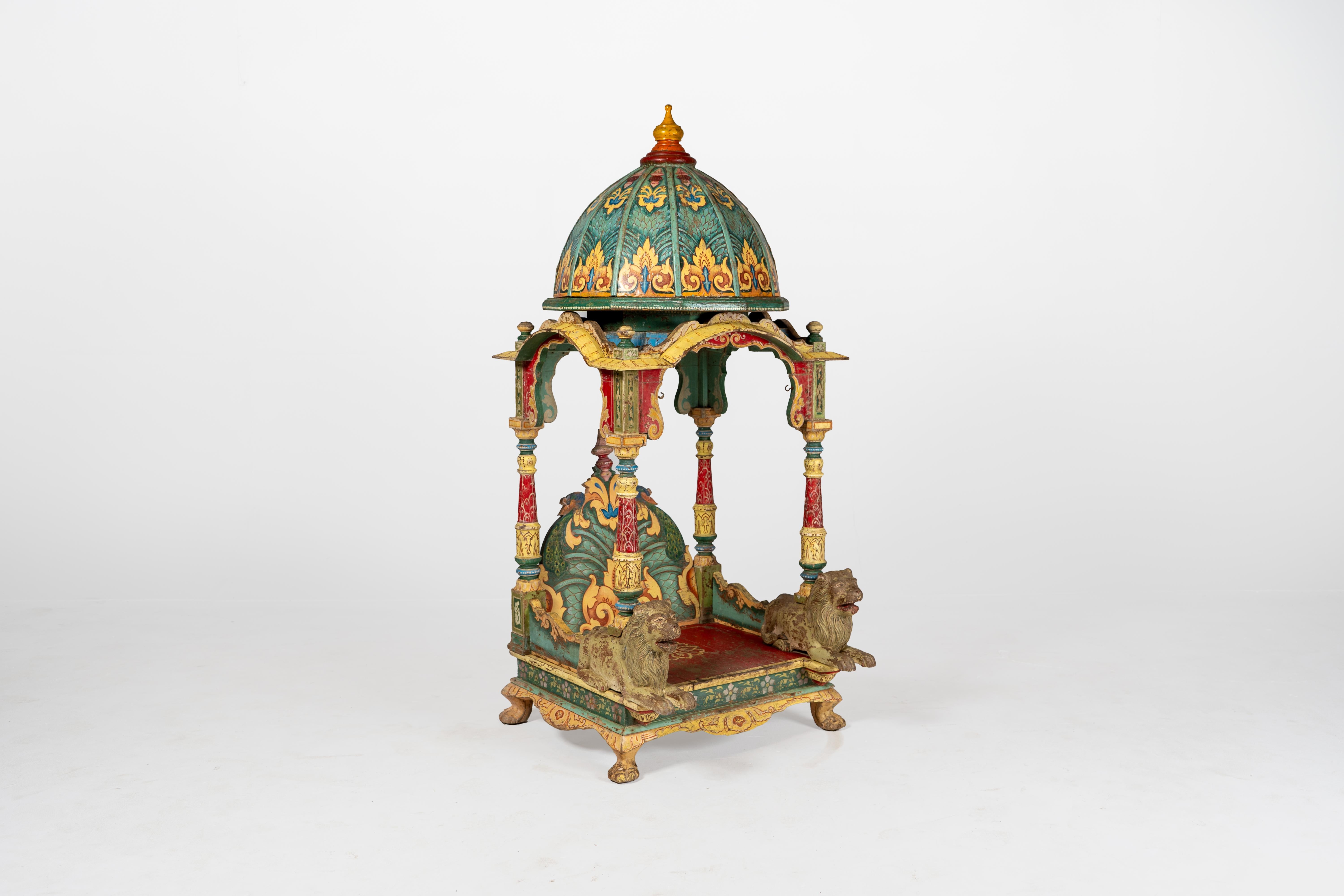 Teak Wooden Wedding Bride Doli Palanquin For Sale