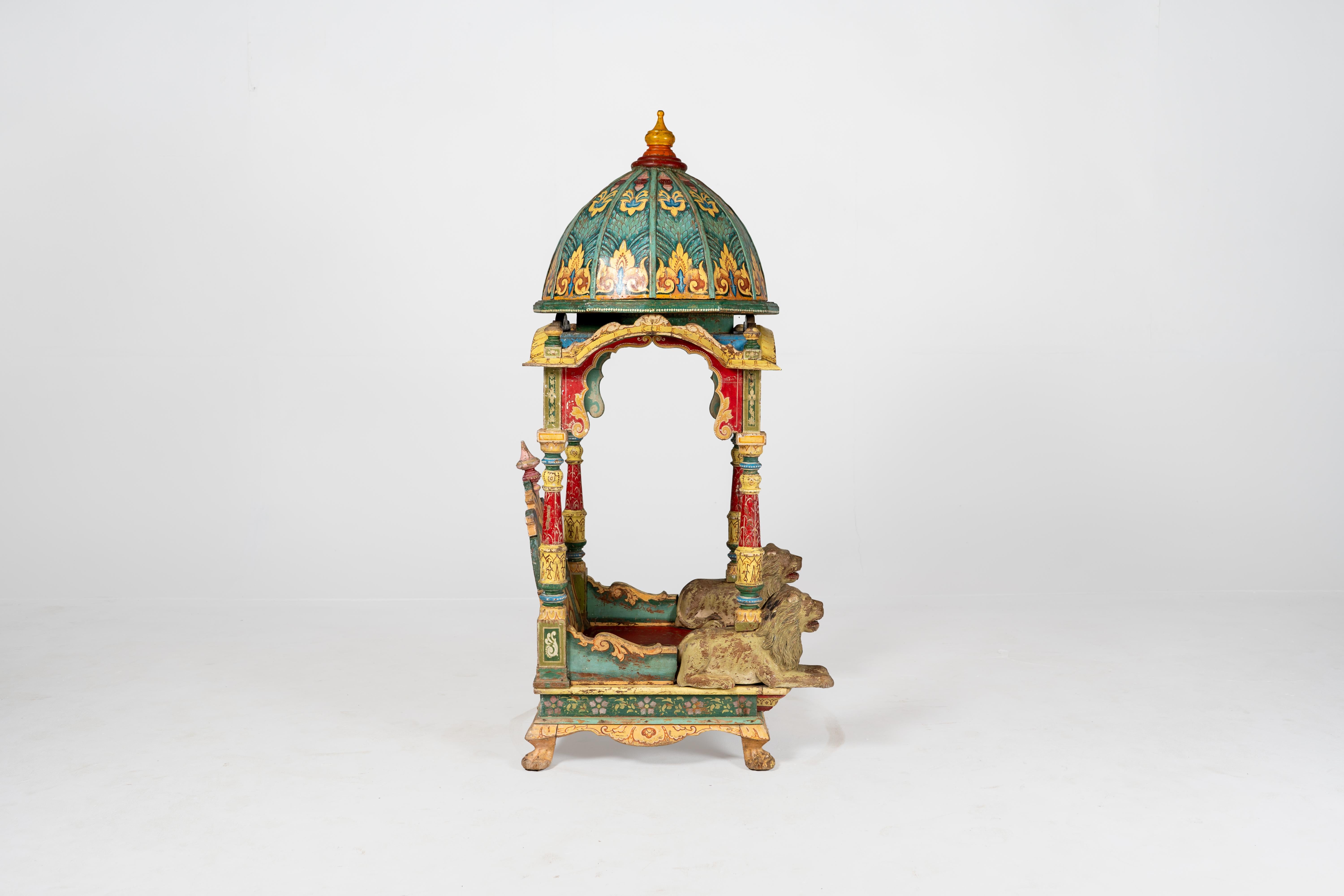 Wooden Wedding Bride Doli Palanquin For Sale 2