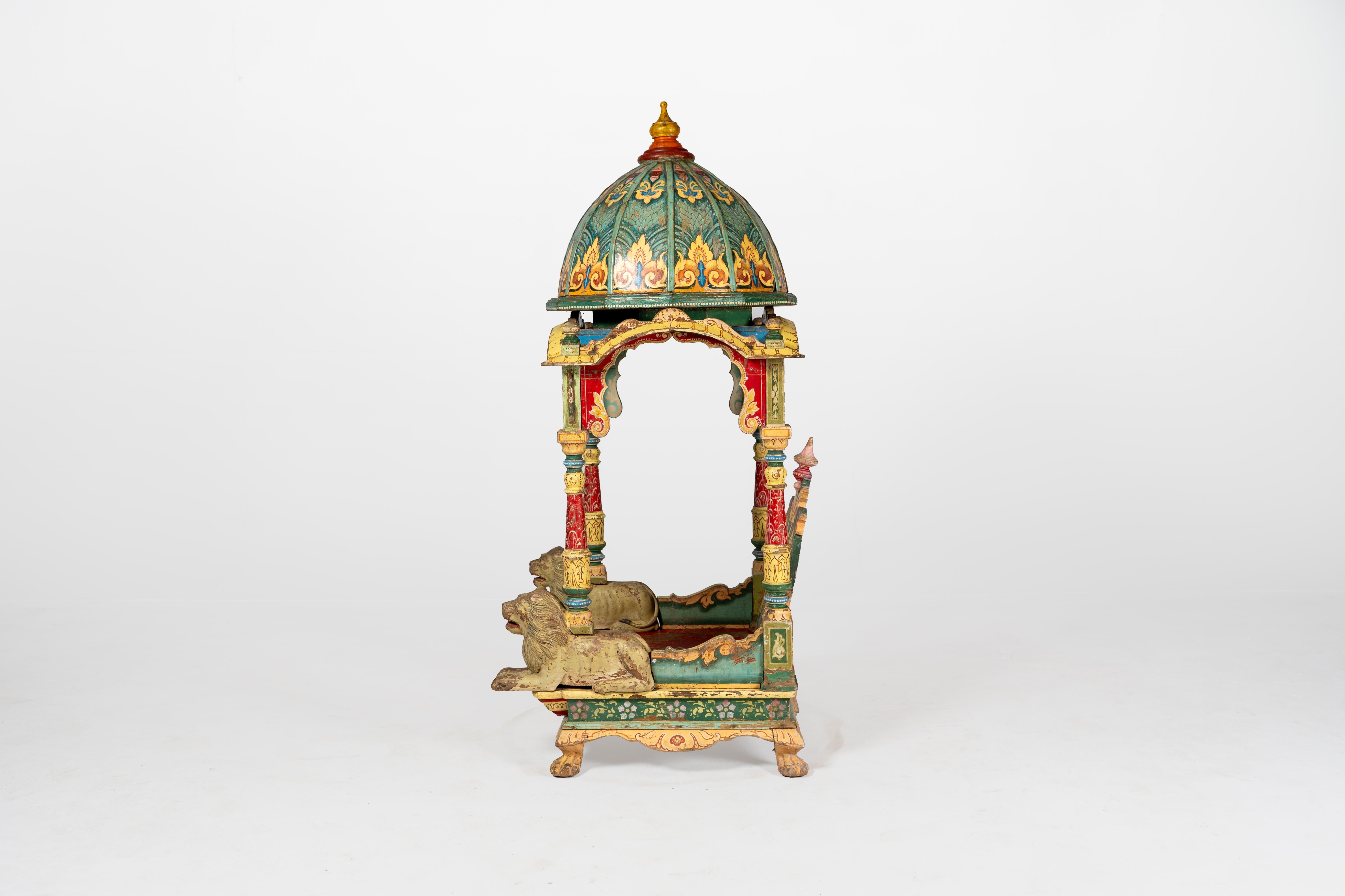 Wooden Wedding Bride Doli Palanquin For Sale 3