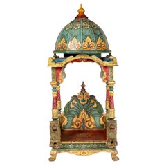 Palanquin de mariage en bois pour la mariée