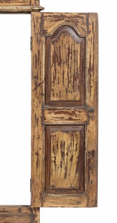 WOODEN WINDOW French 19th Century in Painted Wood.