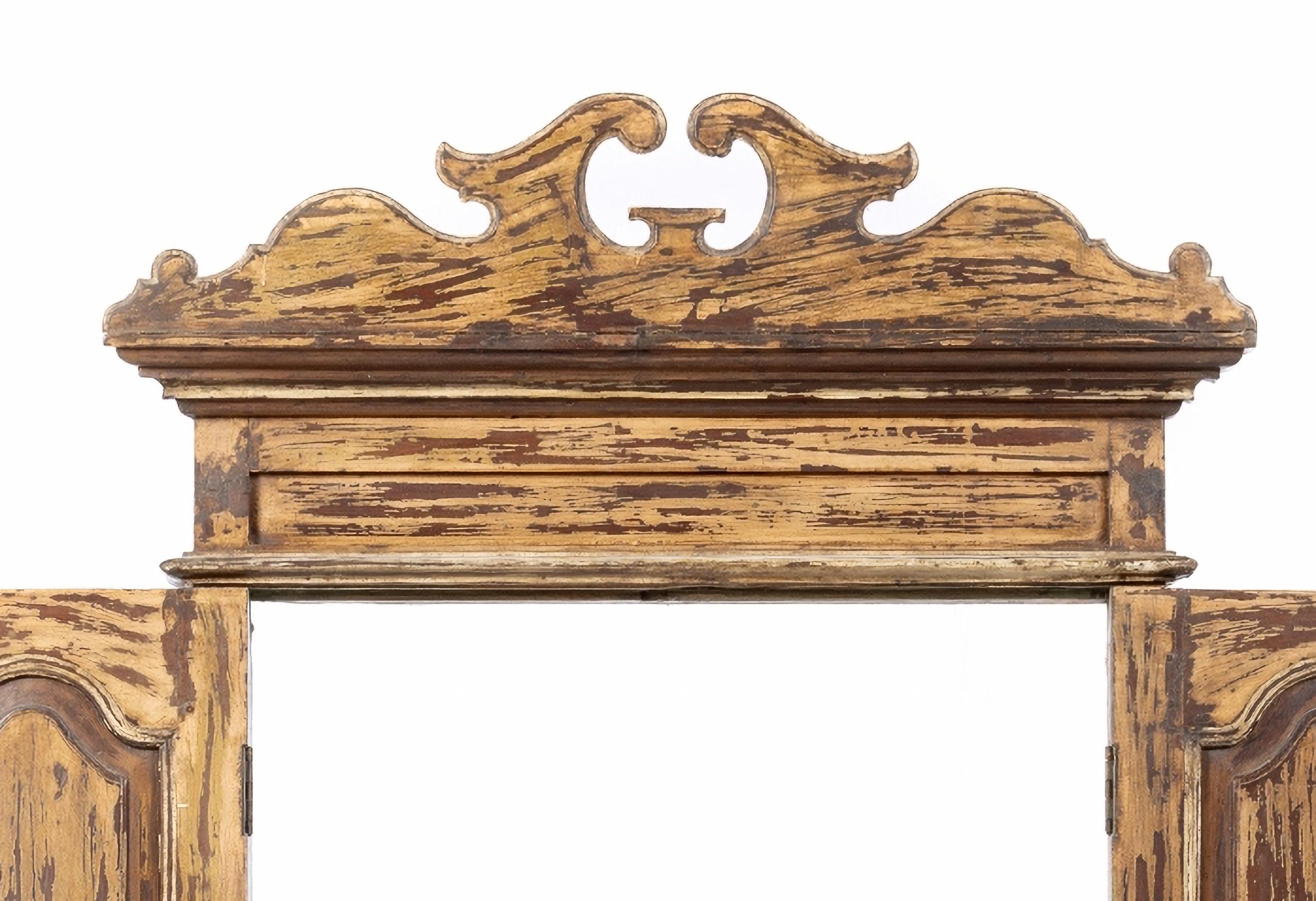 Empire FENÊTRE EN BOIS Français du 19ème siècle en bois peint. en vente
