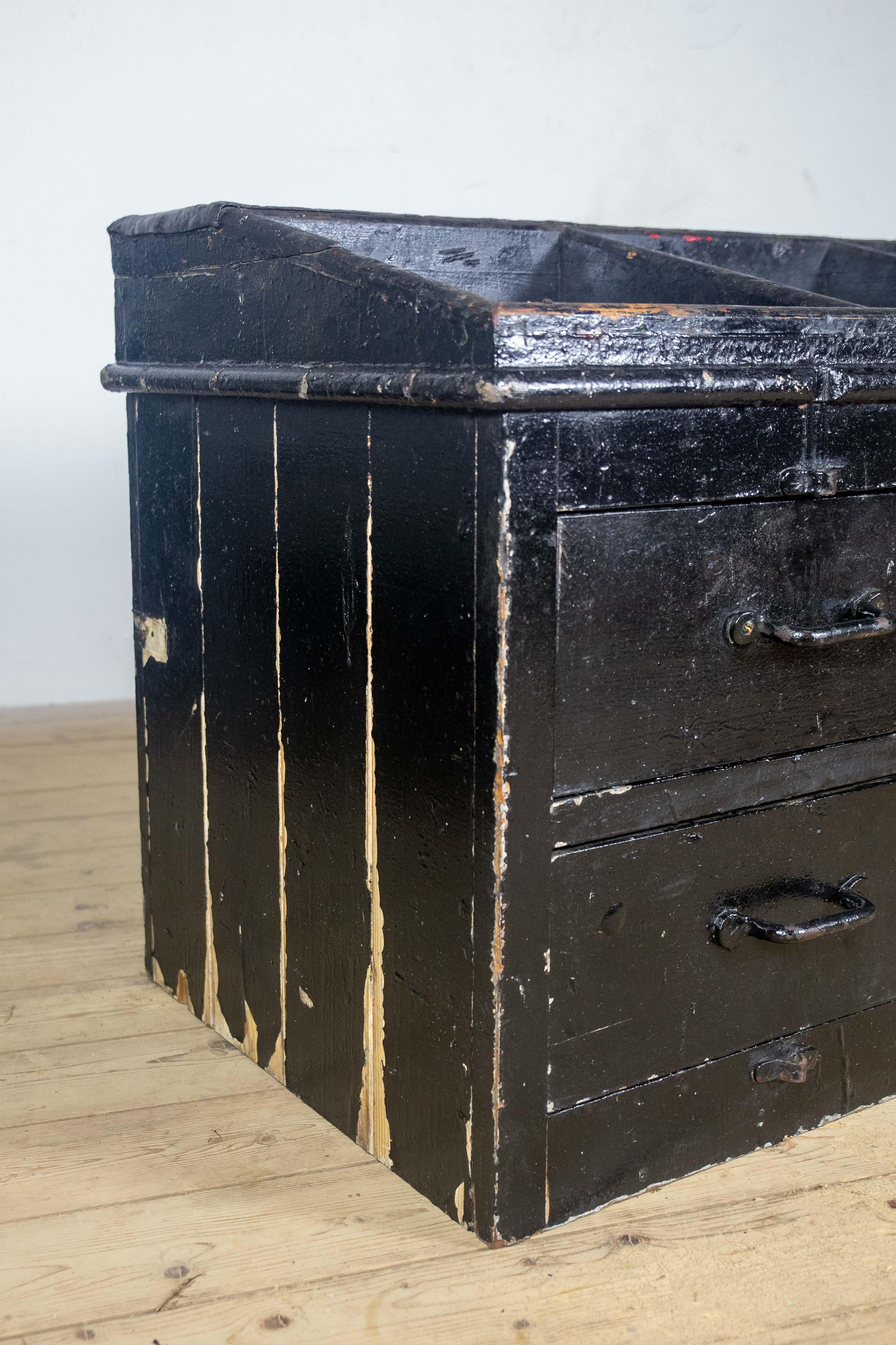 Wooden Workbench from an English Lightship 1950s For Sale 1