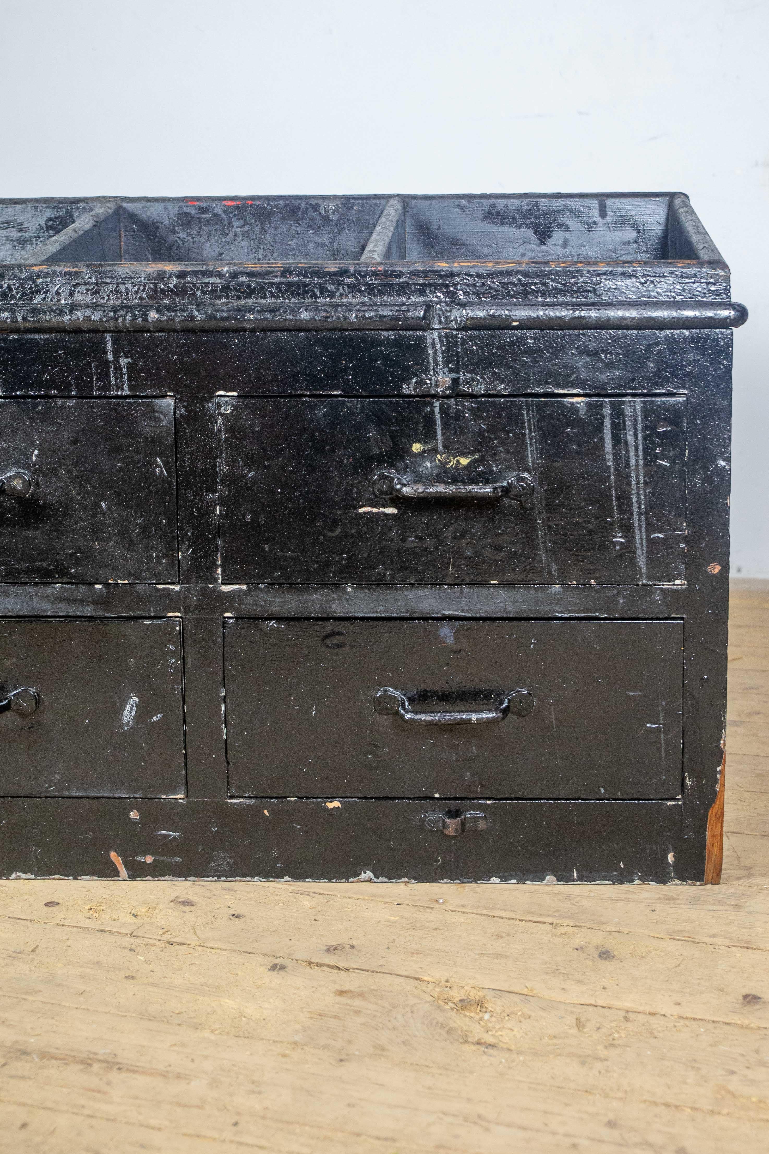 Wooden Workbench from an English Lightship 1950s For Sale 2