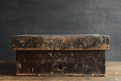 Wooden workbench of a Japanese lacquerware craftsman/20th century/wall-hanging