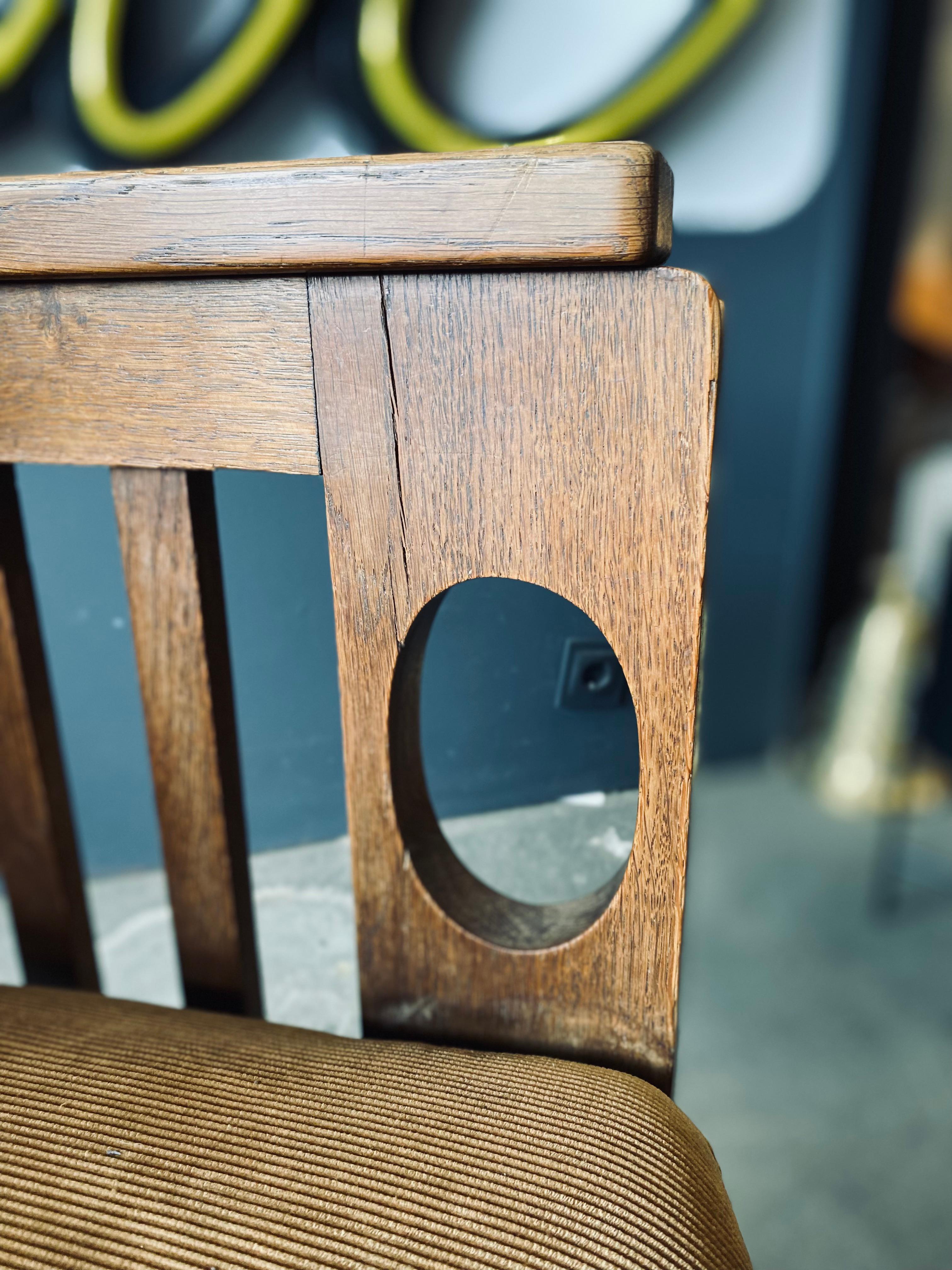 Woodenlounge Chair, Viennese Secession Style, Art Nouveau 4