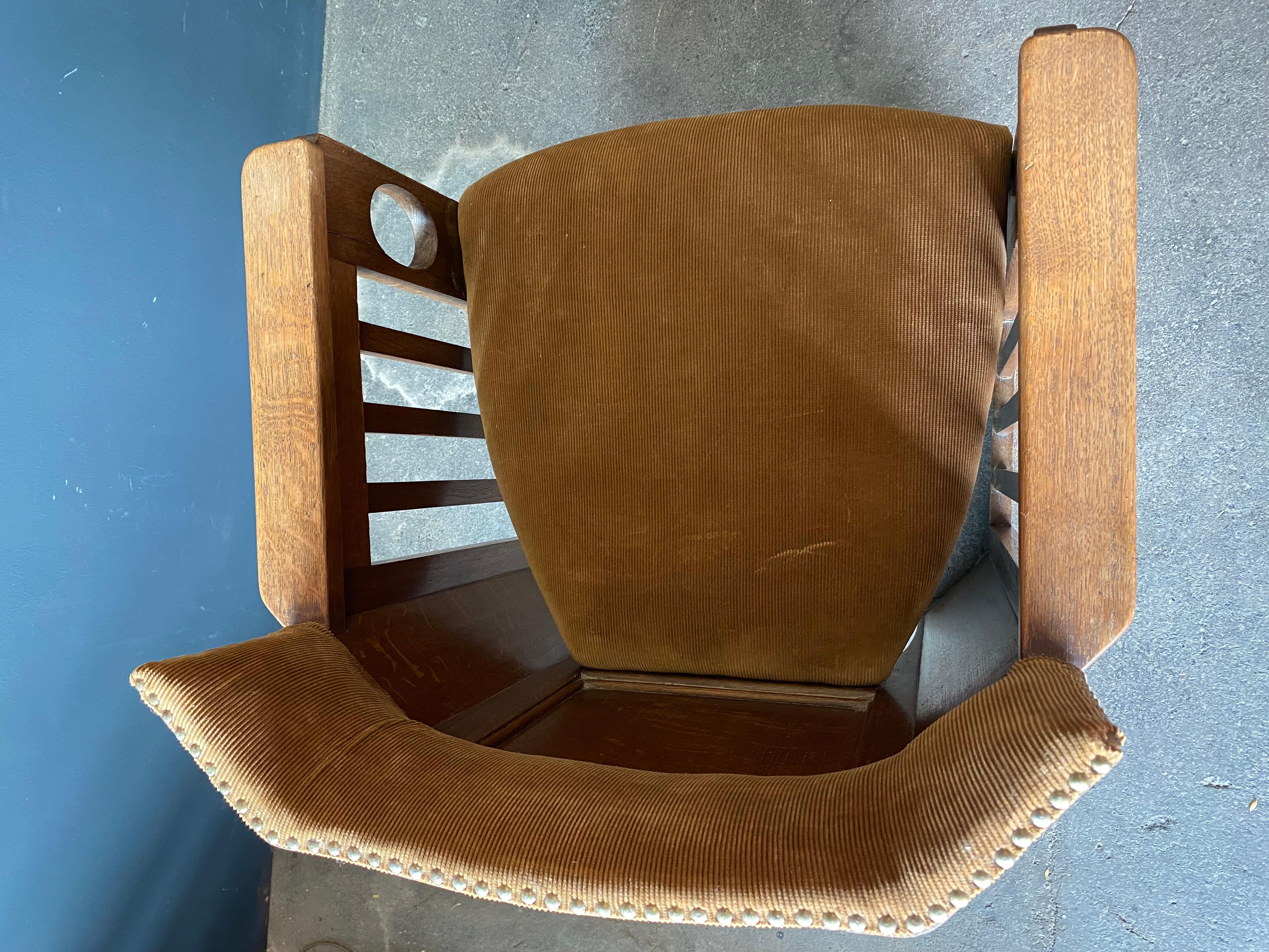 Woodenlounge Chair, Viennese Secession Style, Art Nouveau 12
