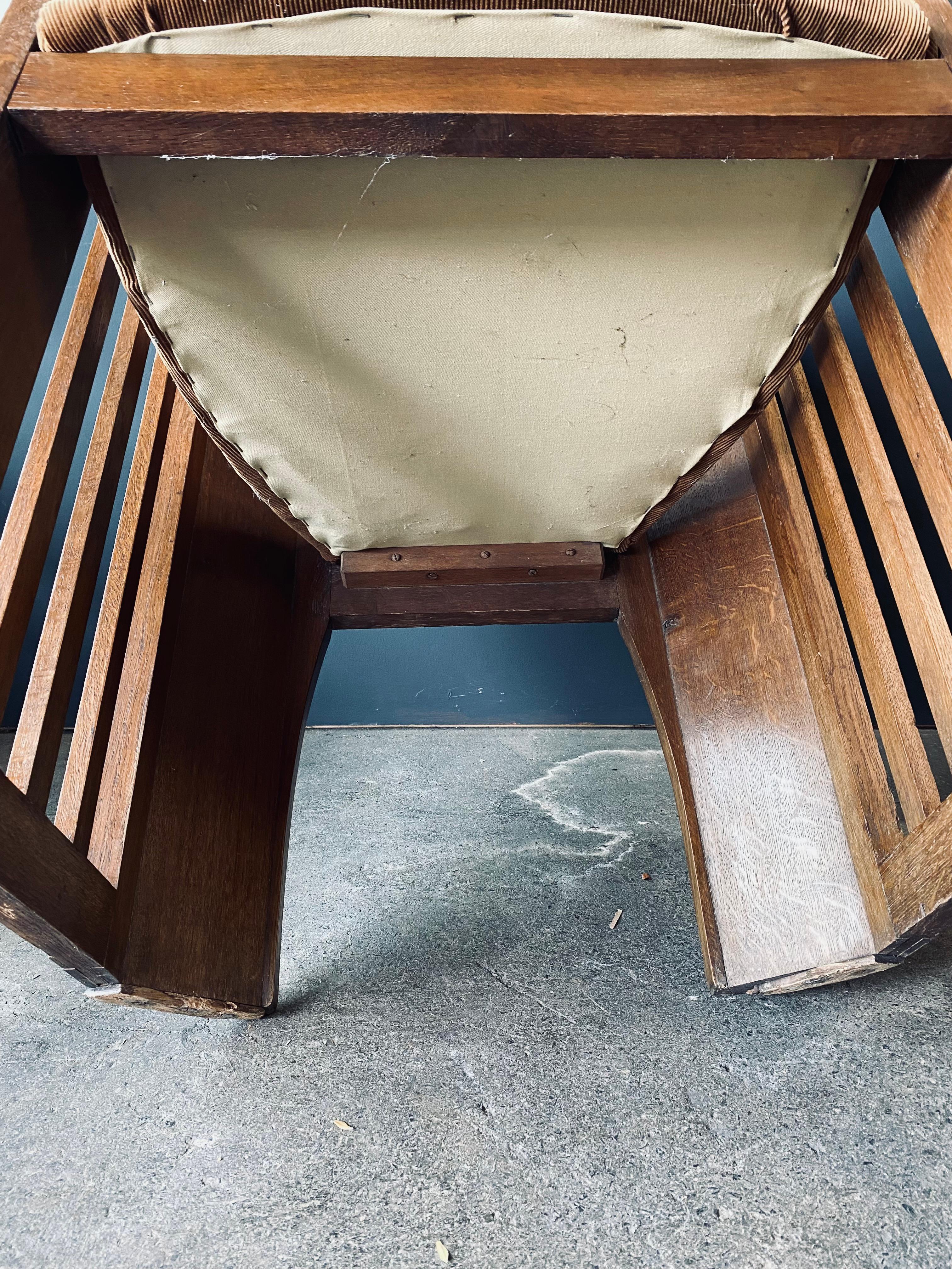 Woodenlounge Chair, Viennese Secession Style, Art Nouveau 2