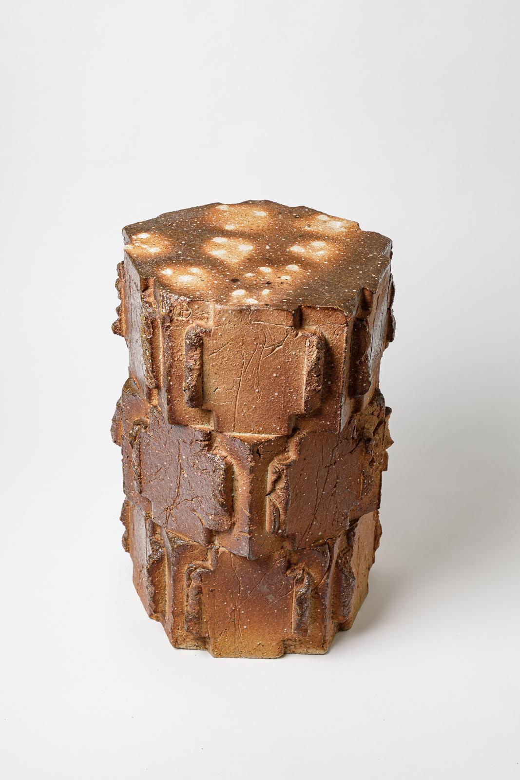 Taburete de gres cocido de Jean Ponsart, 2025. en venta 1