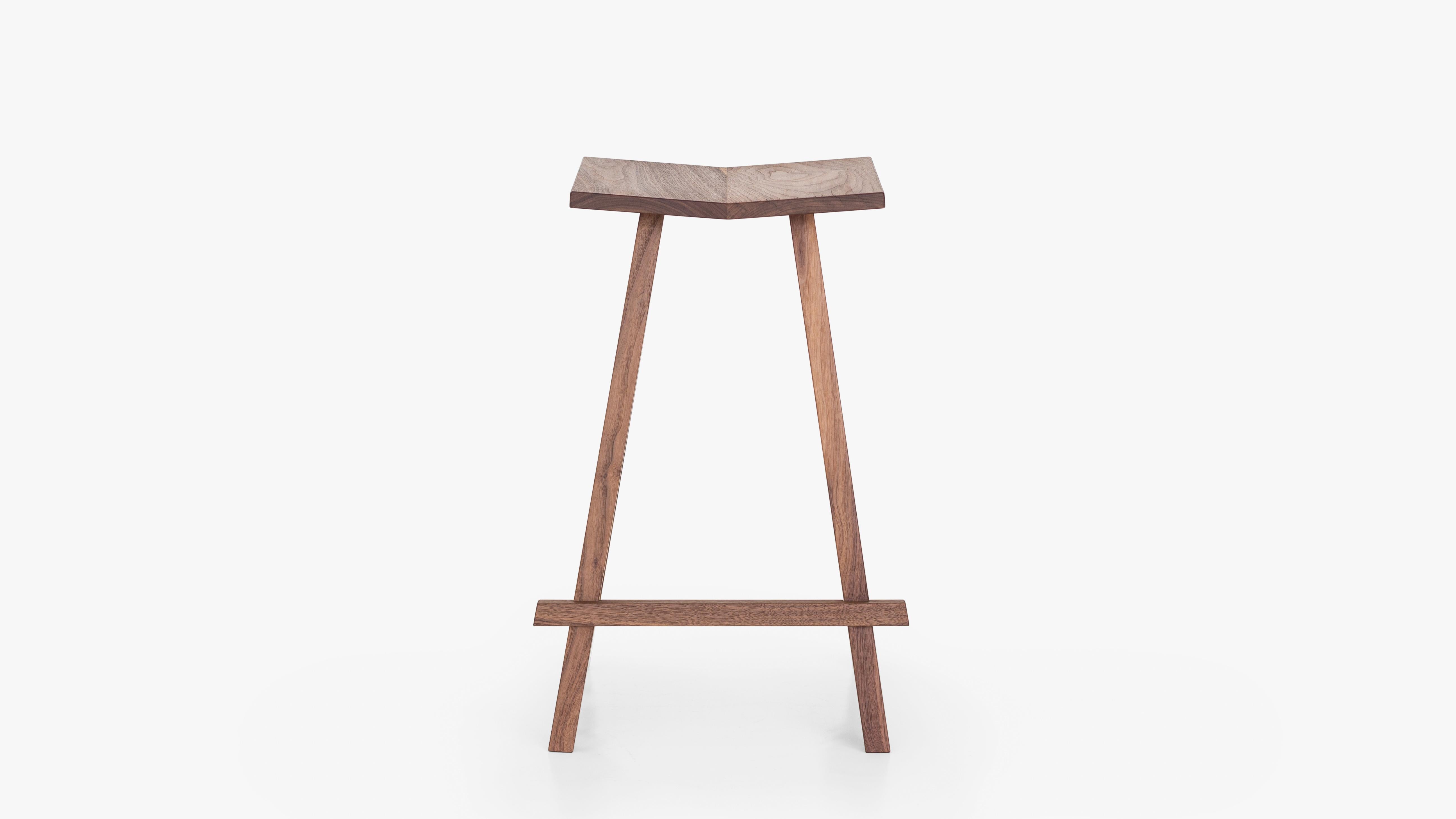 Inspired by Japanese joinery, Mr and Mrs White created the Woodford bar stool, which fuses design elements of simplicity and sophistication to create a functional yet beautiful piece of furniture for everyday use. Handcrafted in your choice of wood,