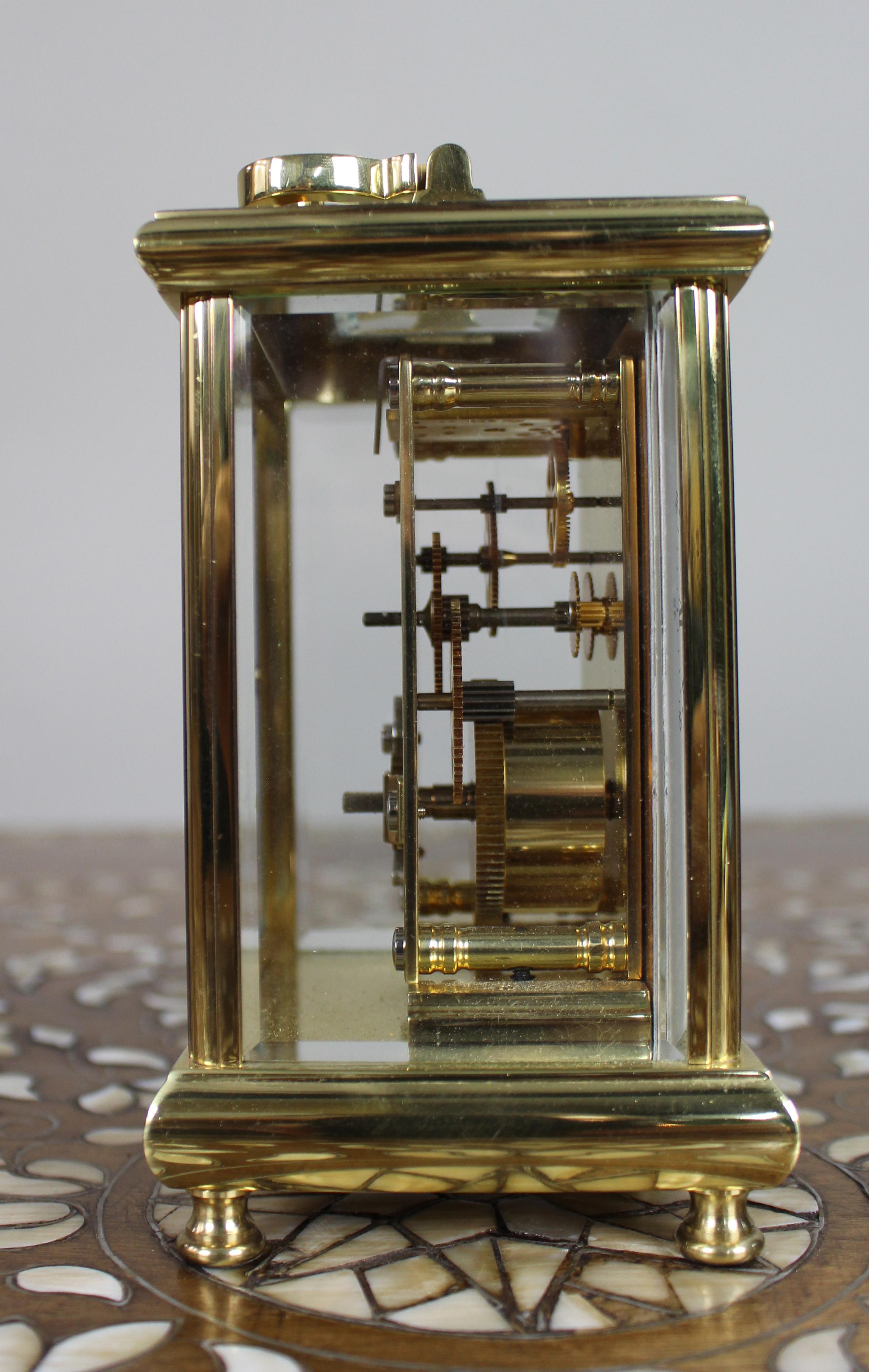 Woodford Brass Carriage Clock, Late 20th Century For Sale 2