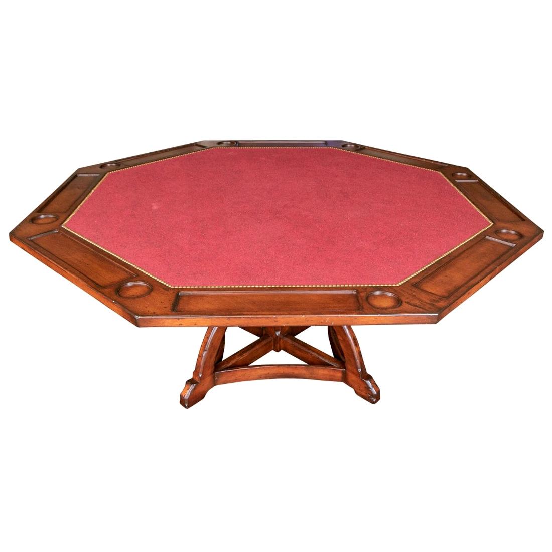Woodland Furniture Custom Amato Octagonal Game Table