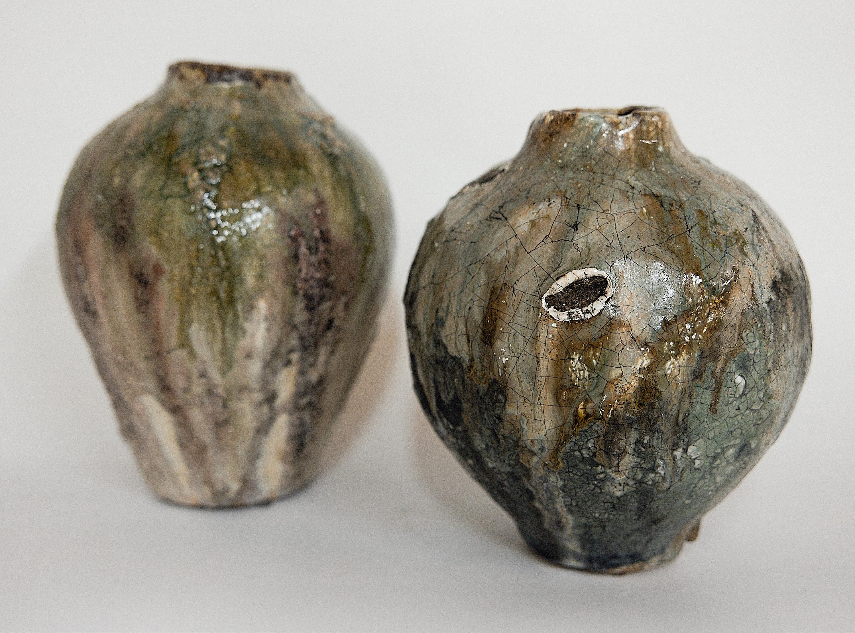WOODLAND SERIES 
a mix of traditional with organic modernthis ginger jar shape with texture and many layers of custom glazes
Part of our new for FALL 2023 Woodland Series. Organic textures, colors and warm tones for your Fall decorating and floral