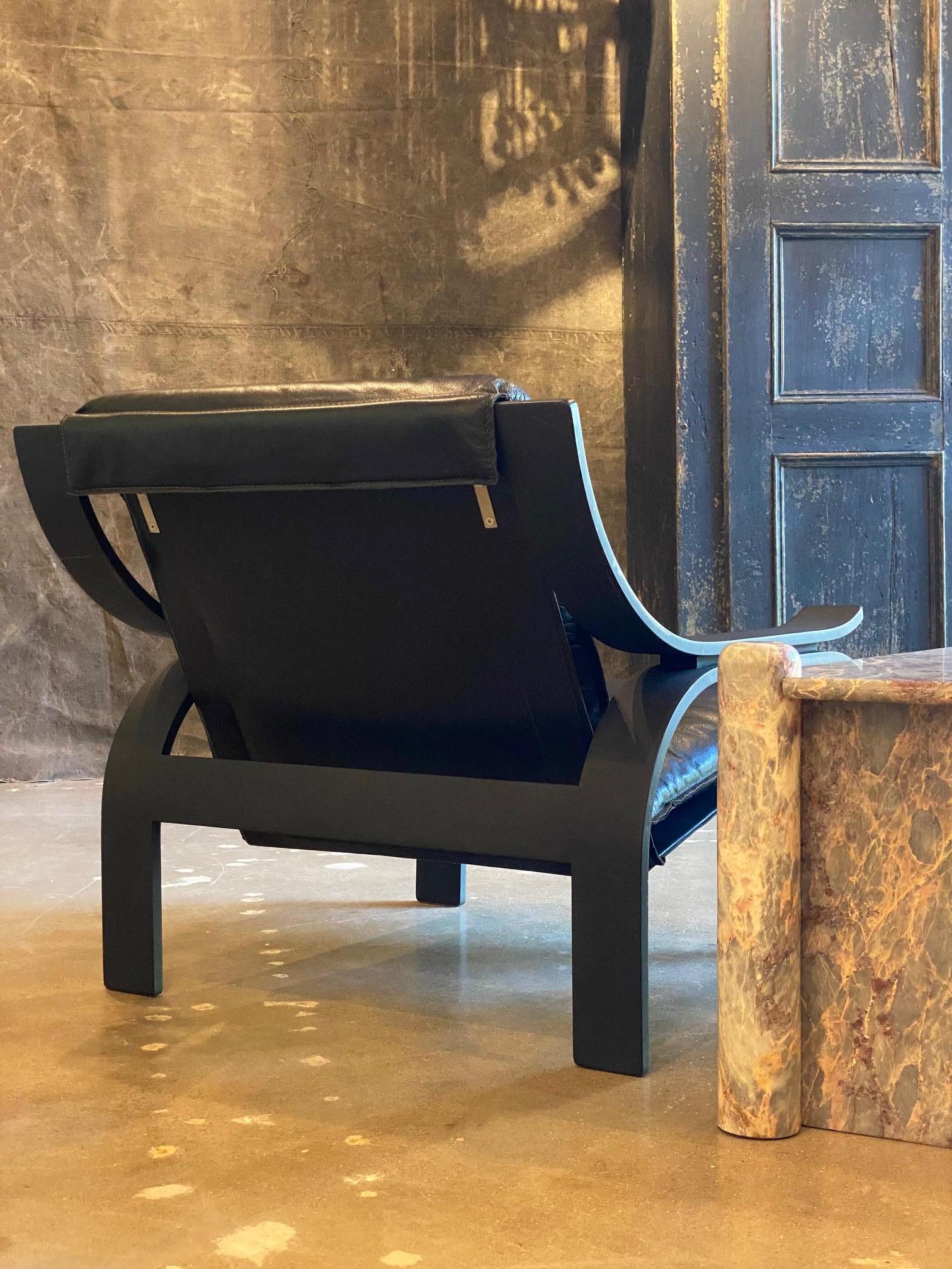 20th Century Woodline Chair by Marco Zanuso, Italy, 1970's For Sale