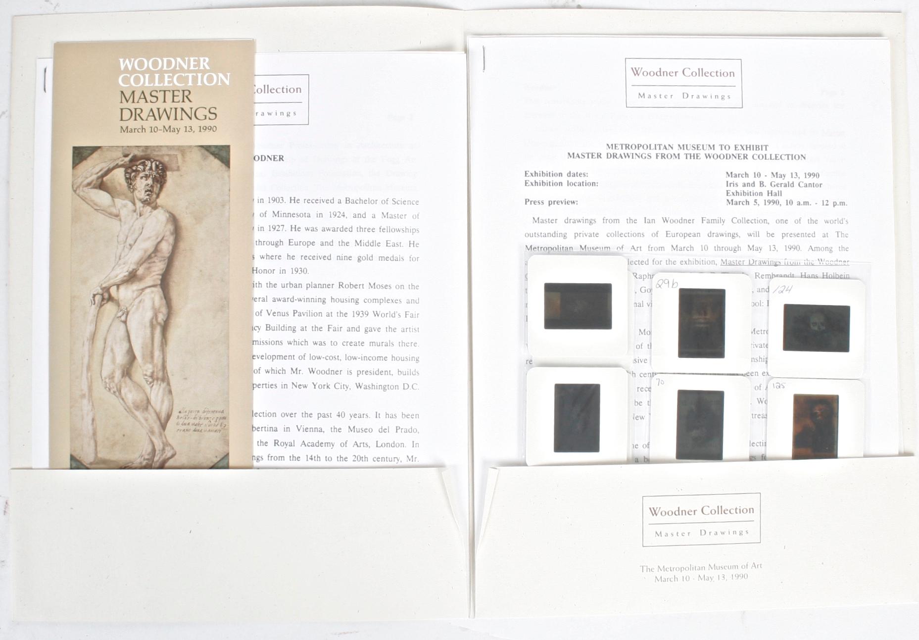 Woodner Collection Master Drawings, Exhibition Press Copy with Original Slides For Sale 10