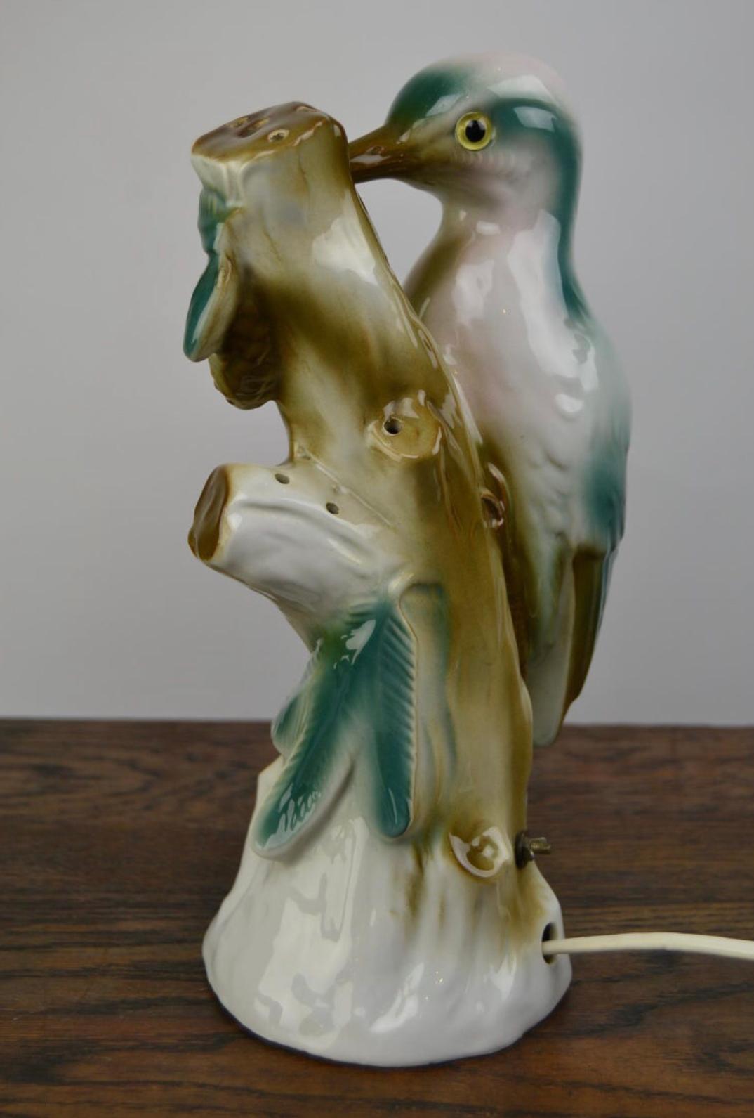 Woodpecker Perfume Lamp, Germany, 1930s For Sale 7